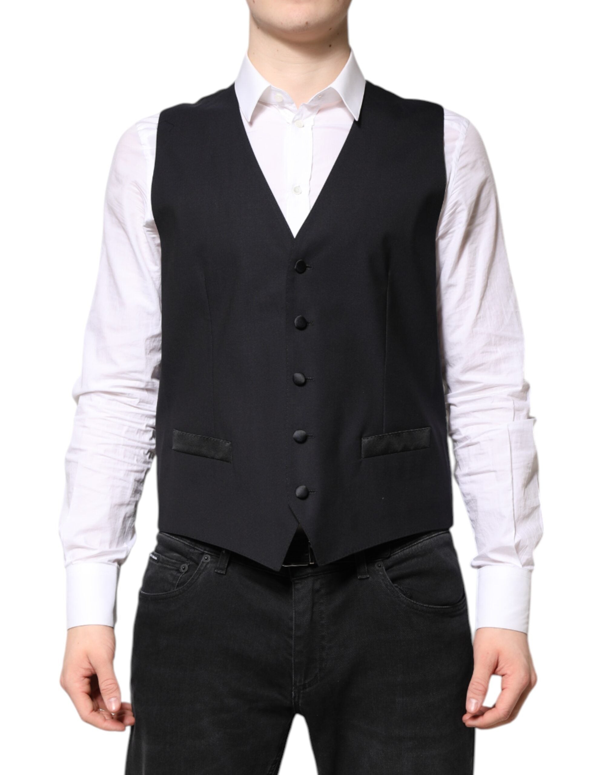 Dolce & Gabbana Dunkelblauer MARTINI Wollanzug 2 Stück Jacke-5
