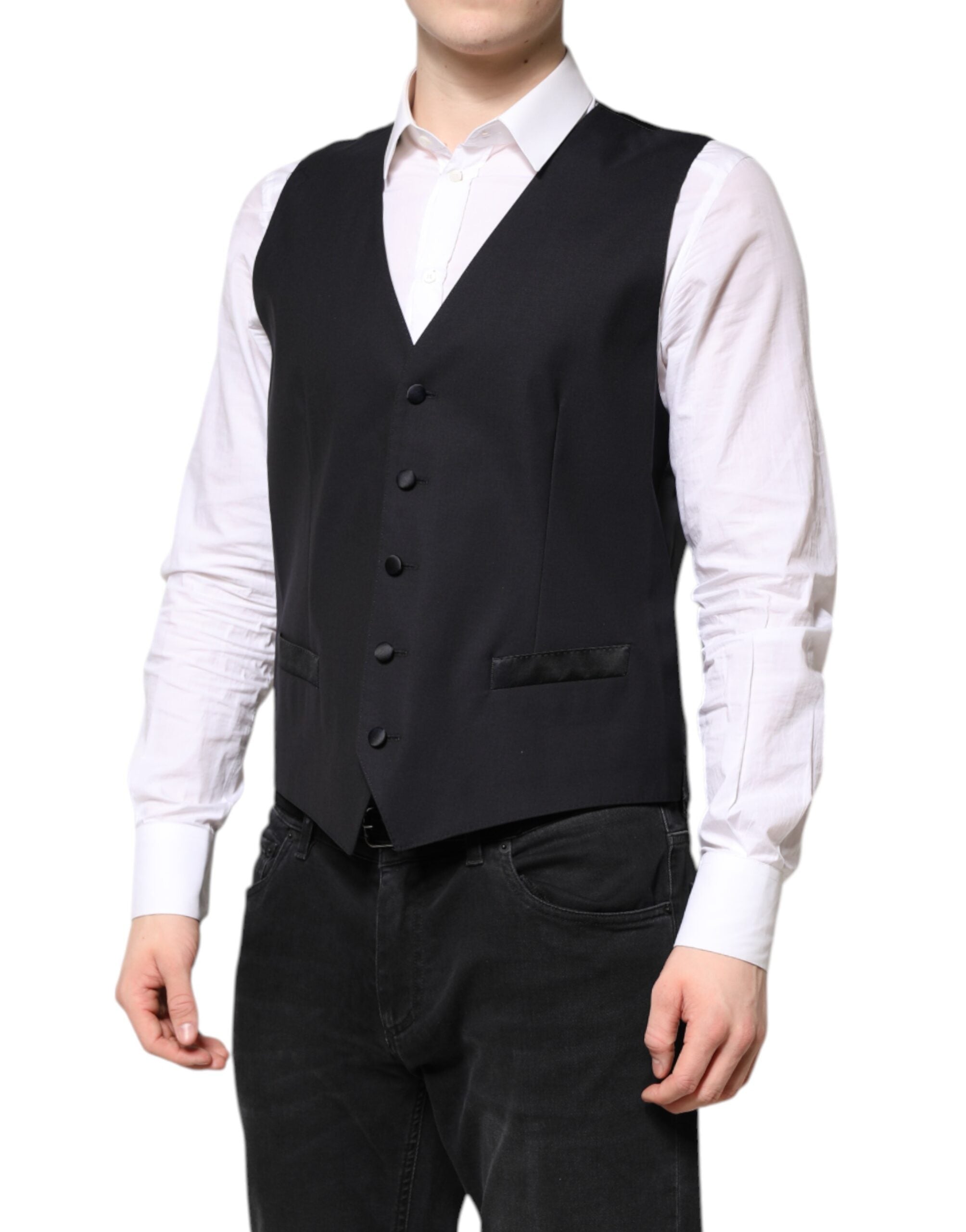 Dolce & Gabbana Dunkelblauer MARTINI Wollanzug 2 Stück Jacke-6