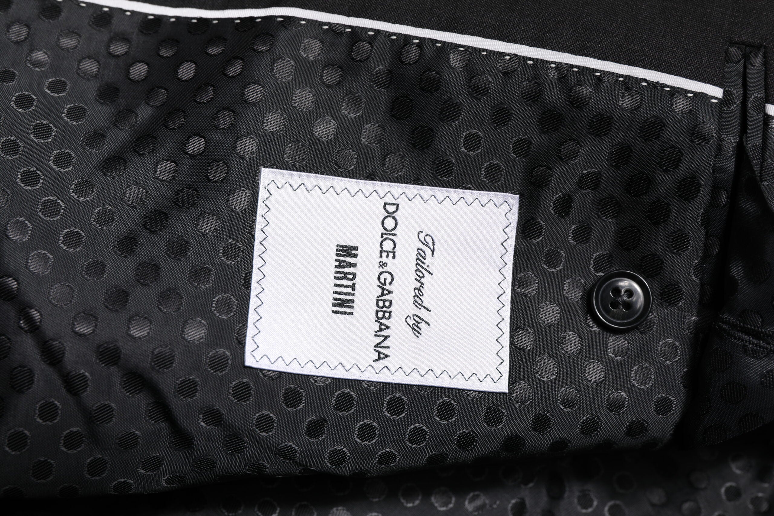 Dolce & Gabbana Dark Grey MARTINI Single-Breasted Jacket-6