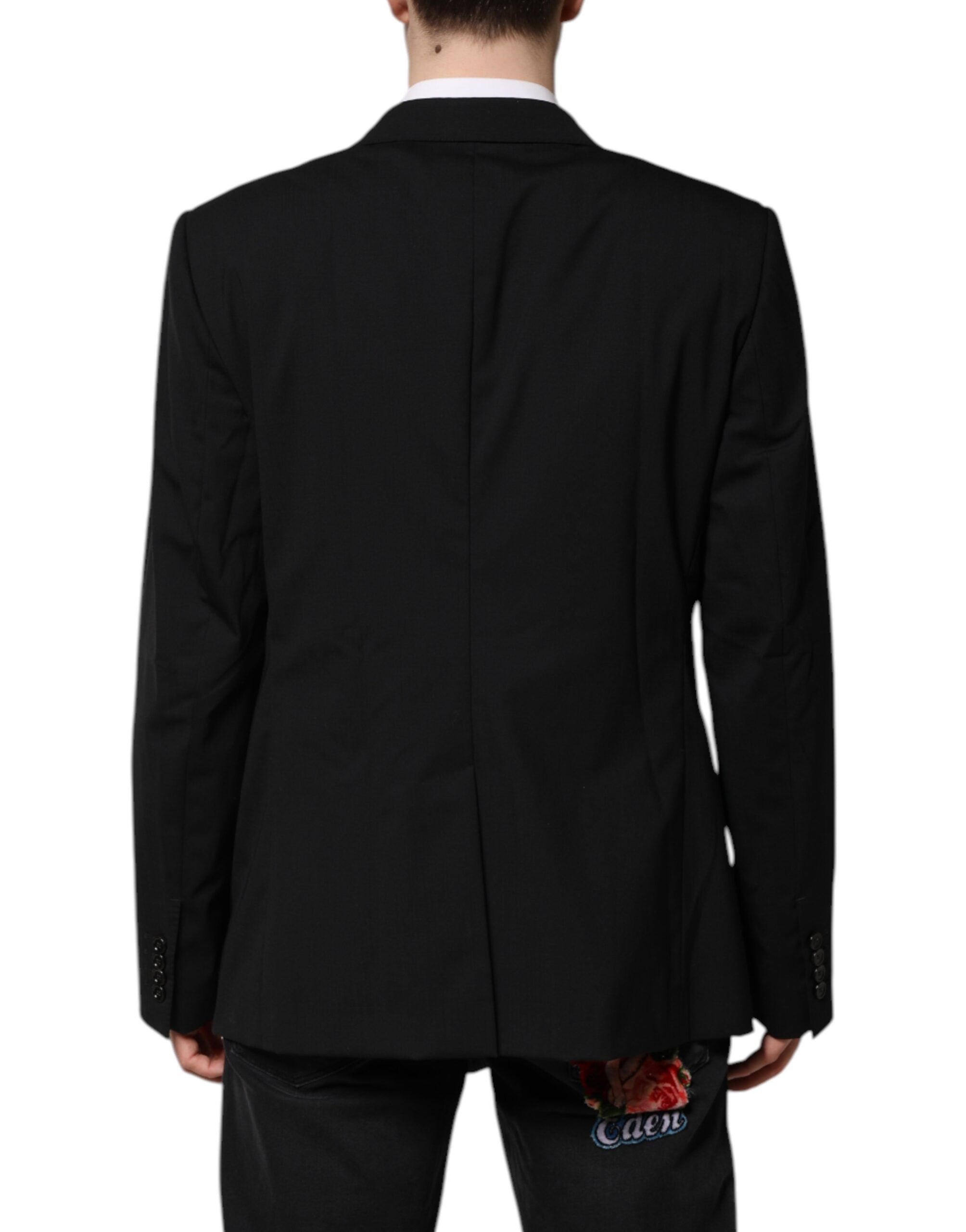 Dolce & Gabbana MARTINI Double-breasted suit jacket, black-4