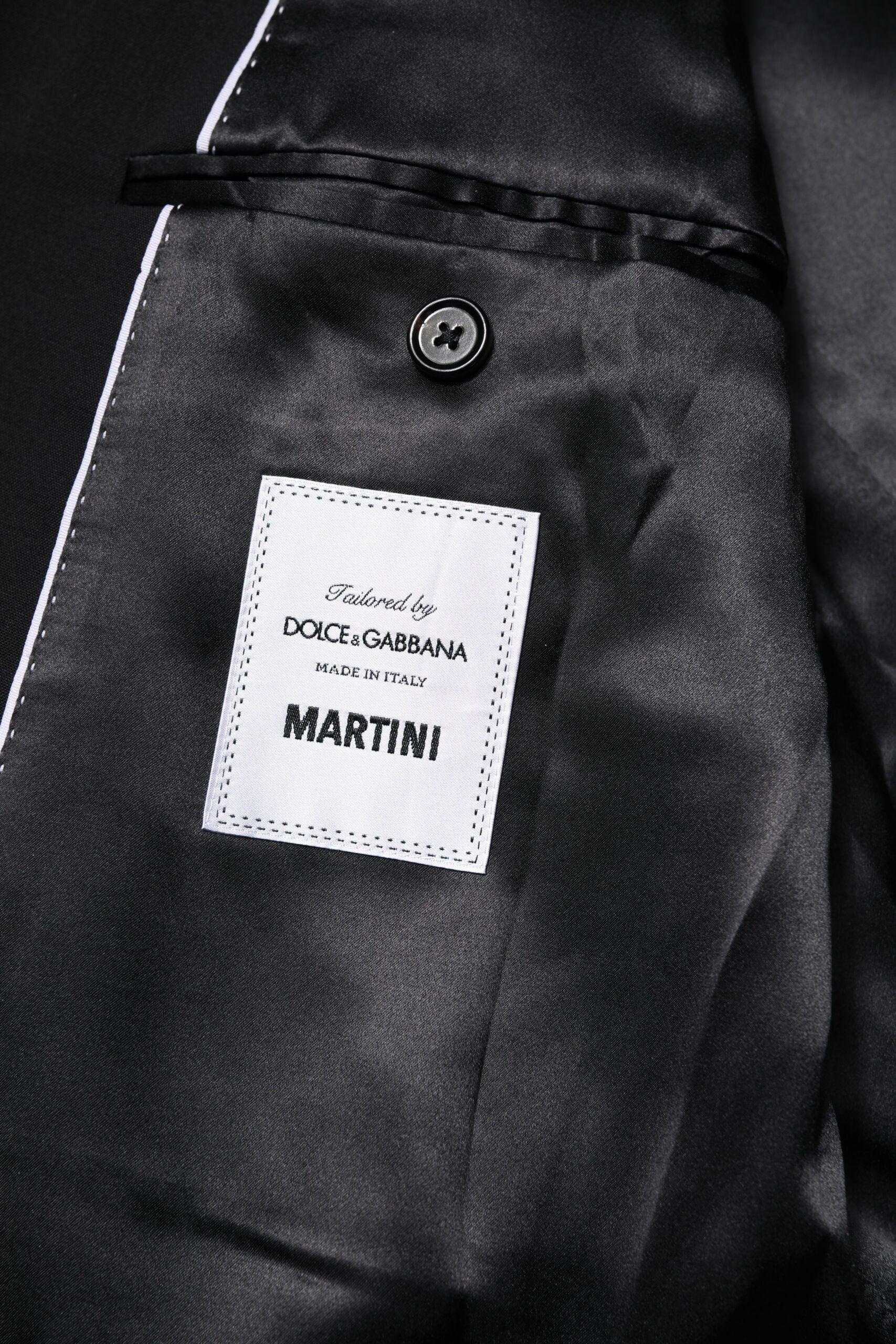 Dolce & Gabbana MARTINI Double-breasted suit jacket, black-6