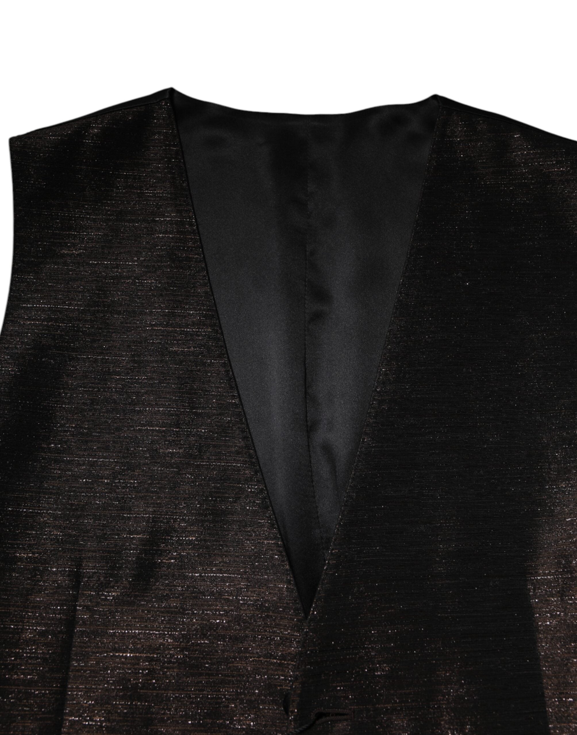 Dolce & Gabbana Dark Brown Dress Formal Men's Vest-5