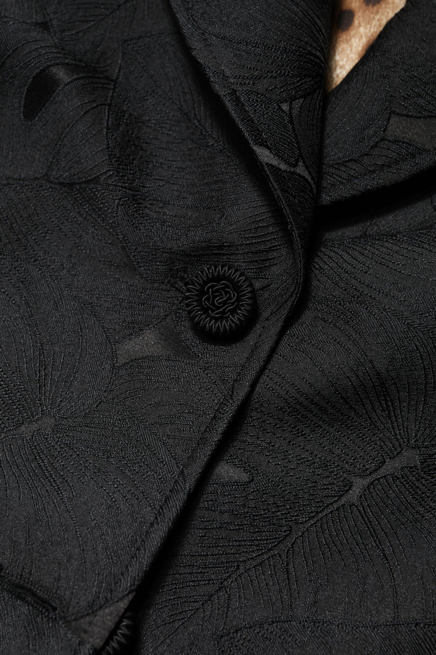 Dolce & Gabbana Black Single-Breasted Trench Coat Jacket-8