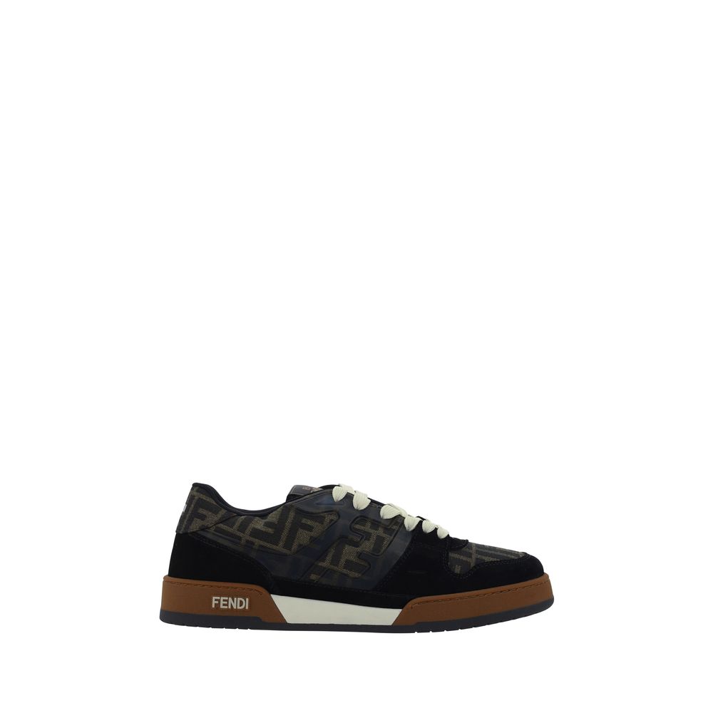 Fendi Colorful Calfskin Bos Taurus Low-Top Sneakers-1
