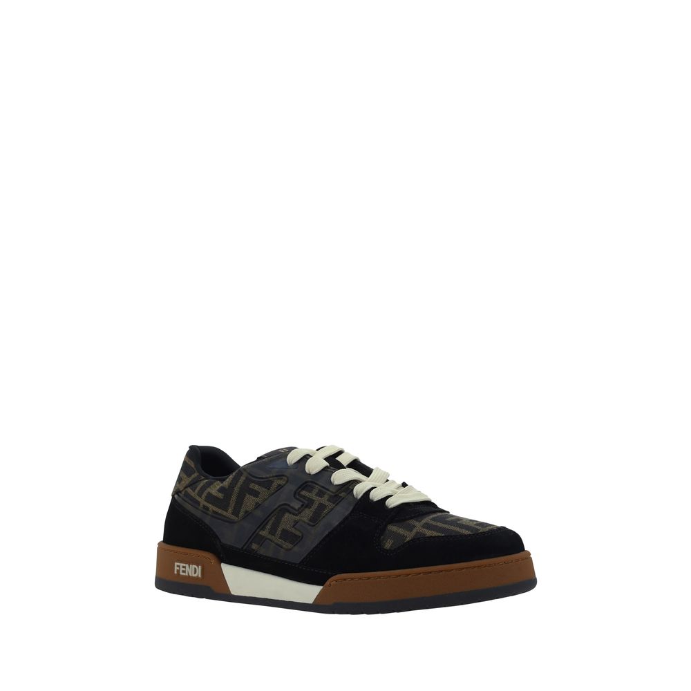 Fendi Colorful Calfskin Bos Taurus Low-Top Sneakers-2