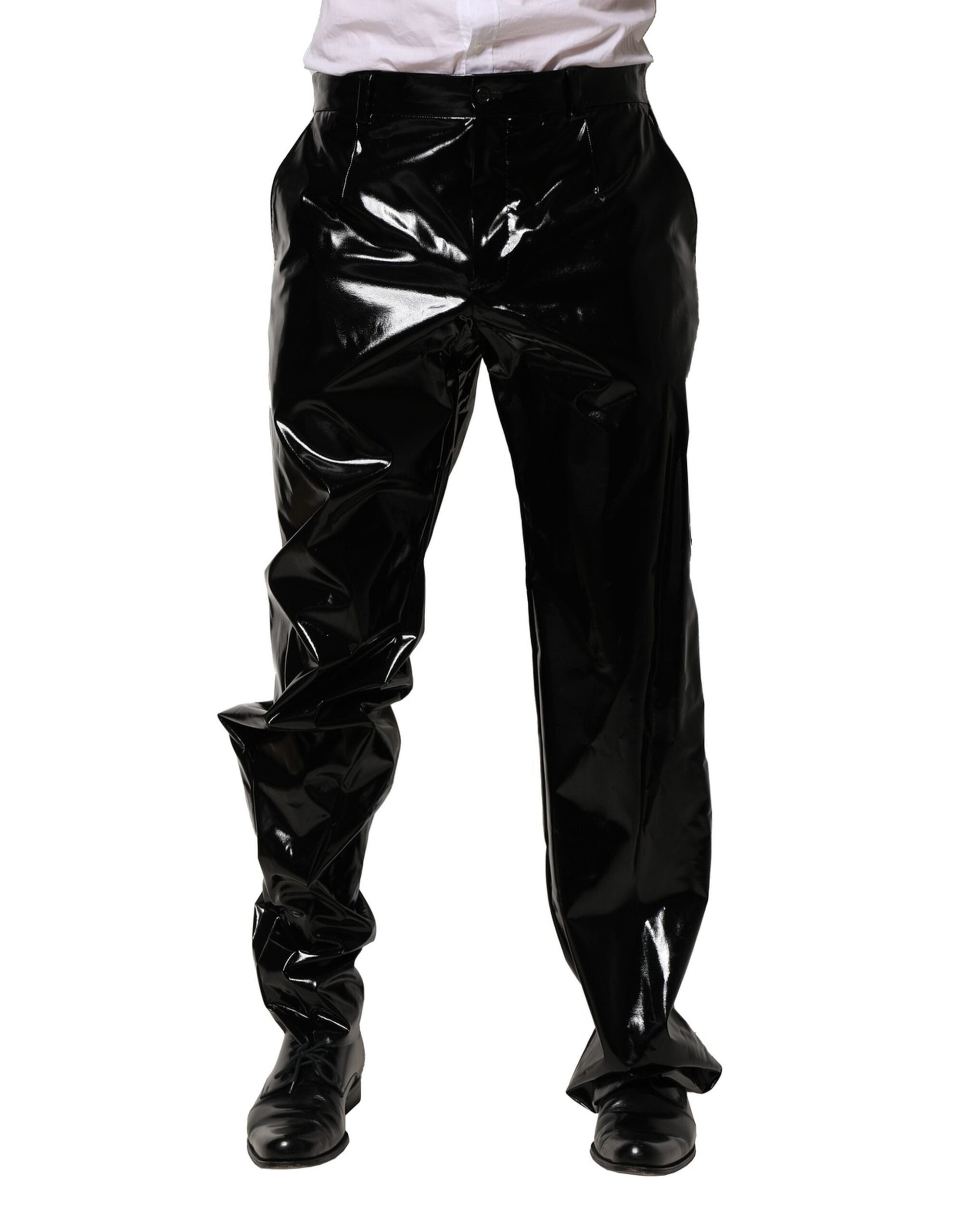 Dolce & Gabbana Black Nylon Trousers for Men-2