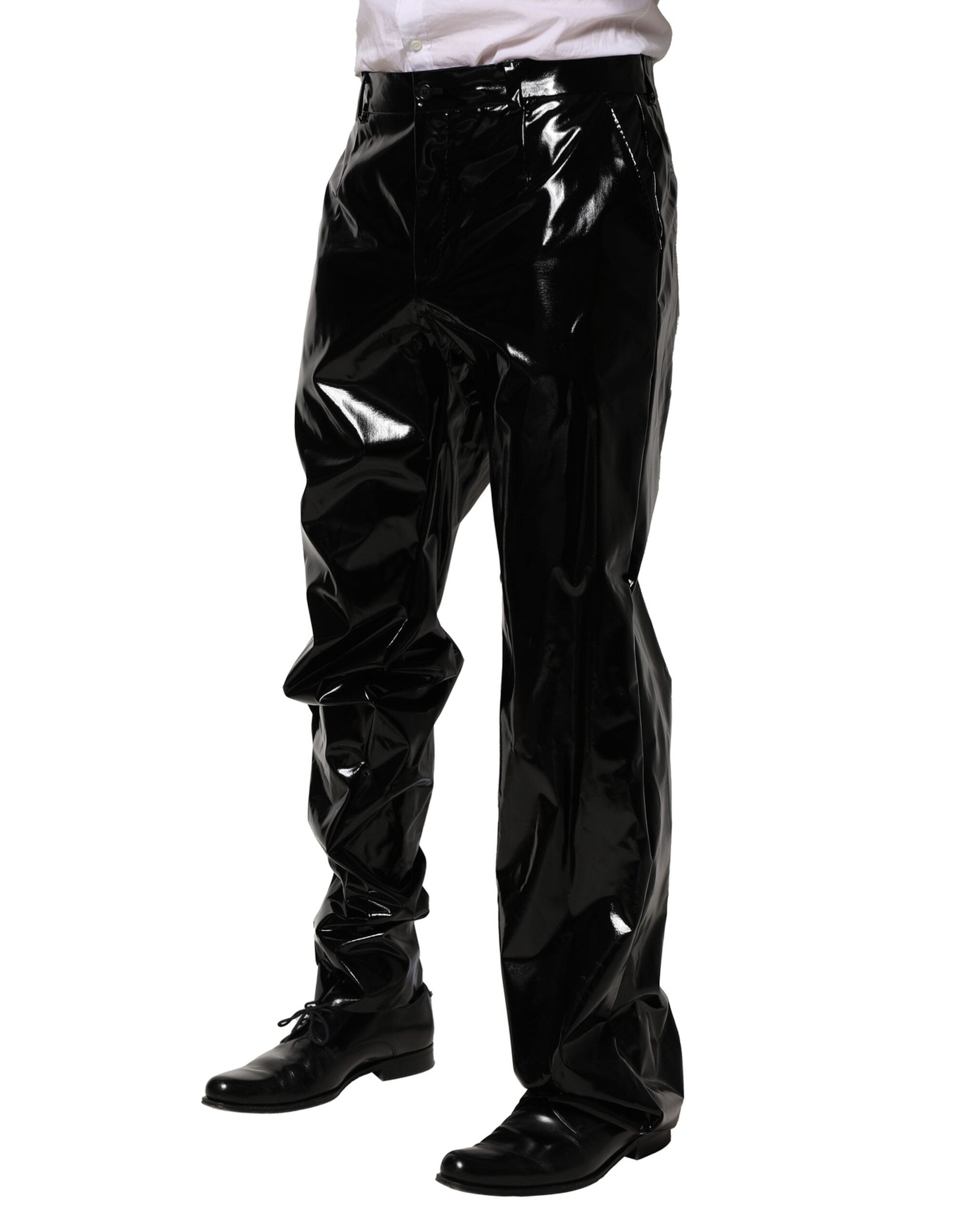 Dolce & Gabbana Black Nylon Trousers for Men-3