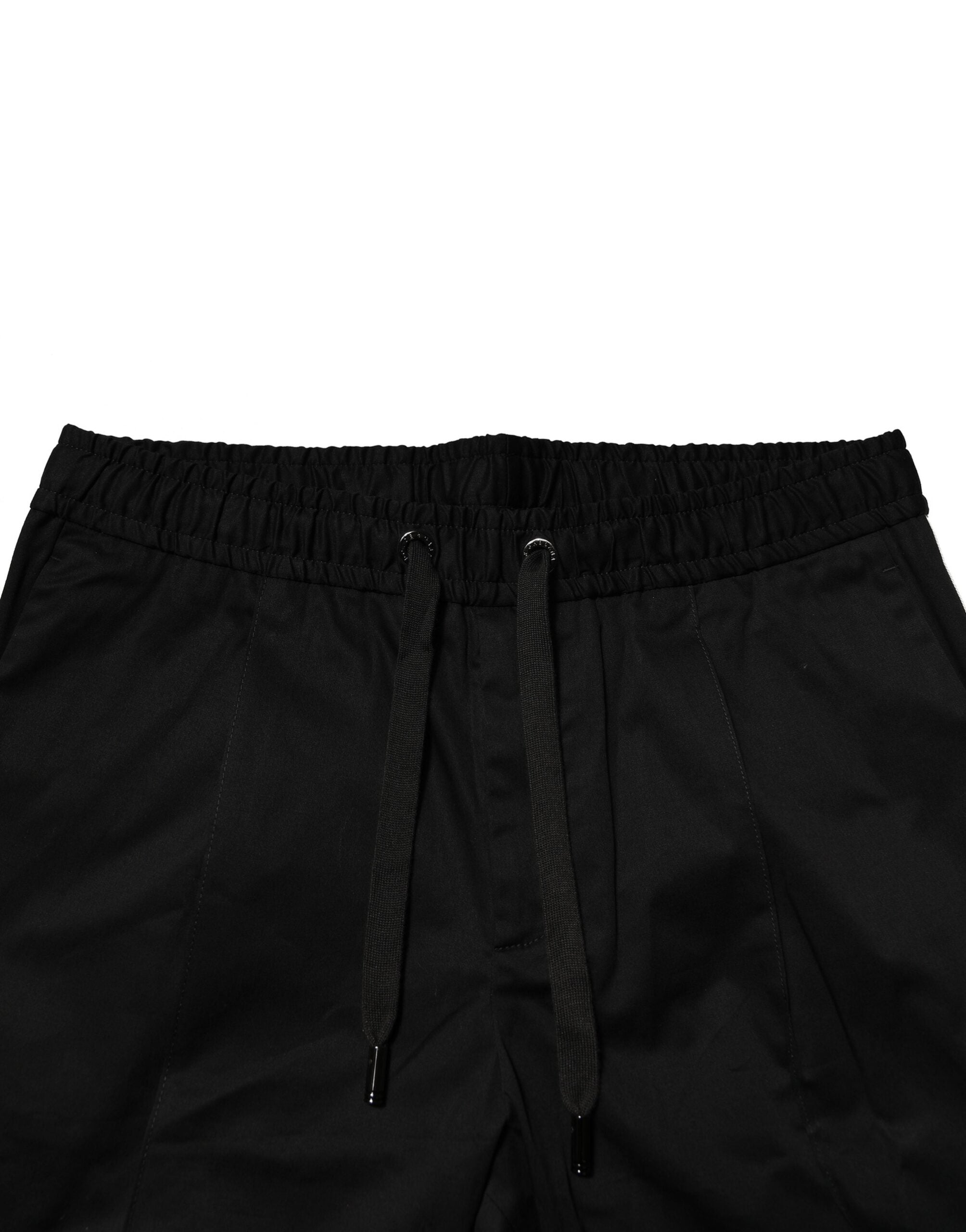 Dolce & Gabbana Black Cotton Jogger Trousers with Mid Waist-5