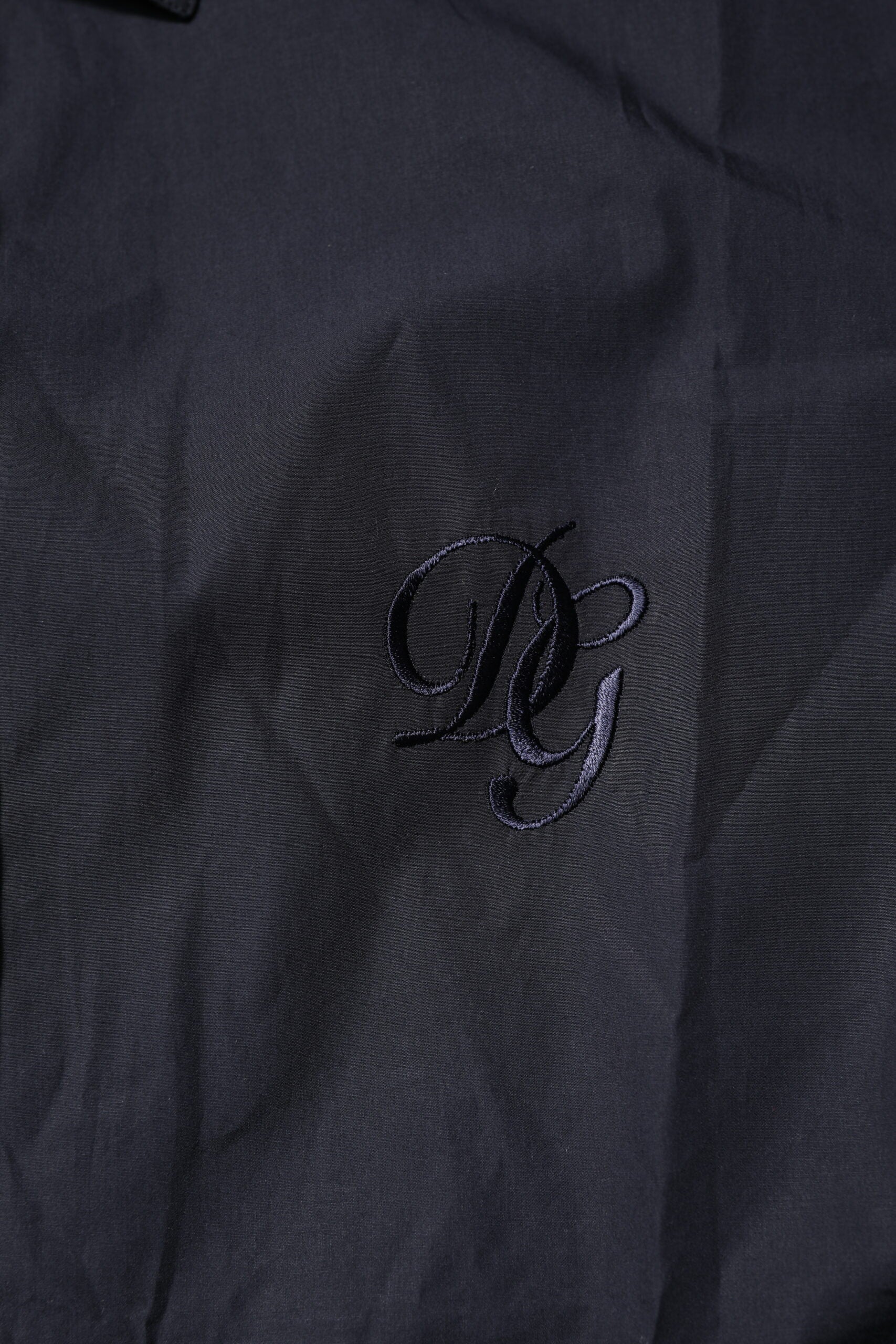 Dolce & Gabbana Dark Blue MARTINI Dress Formal Cotton Shirt-6