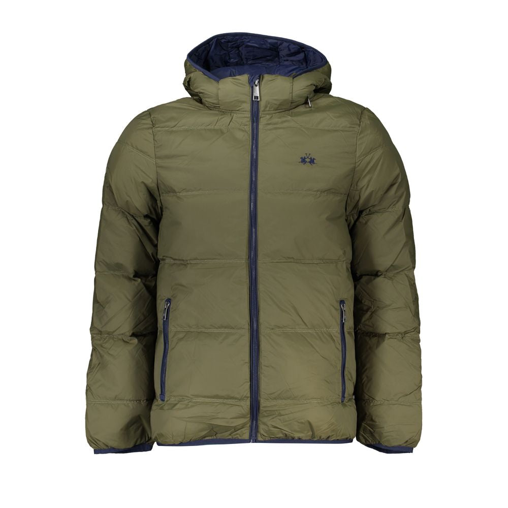 La Martina Green Polyamide Men's Jacket