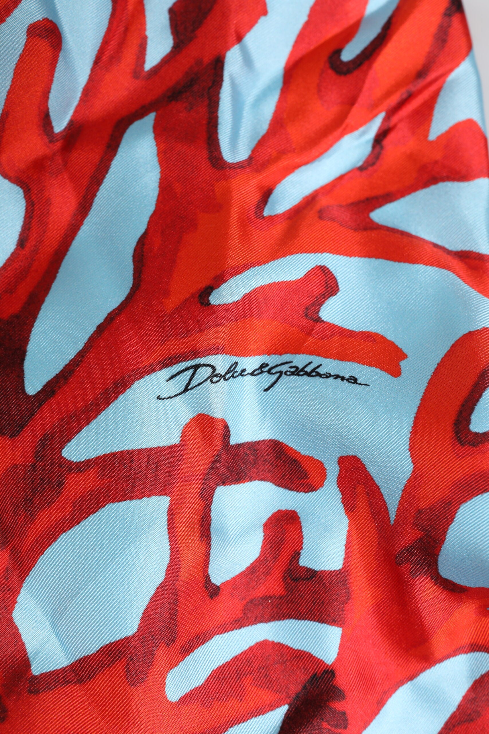 Dolce & Gabbana Blue Red Coral Print Wrap Coat Jacket-6