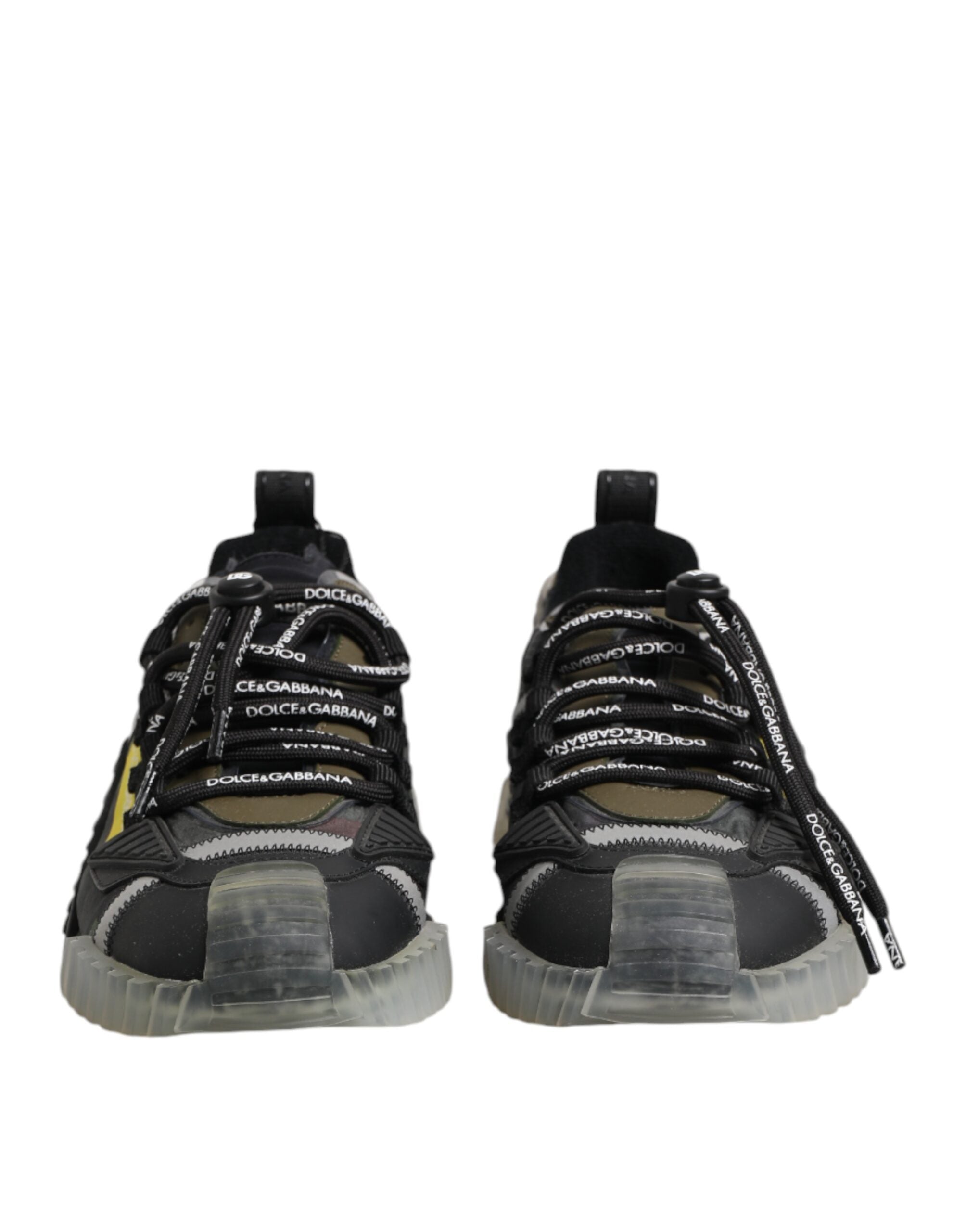 Dolce & Gabbana Multicolor Lace Up Low Top NS1 Turnschuhe Schuhe-2