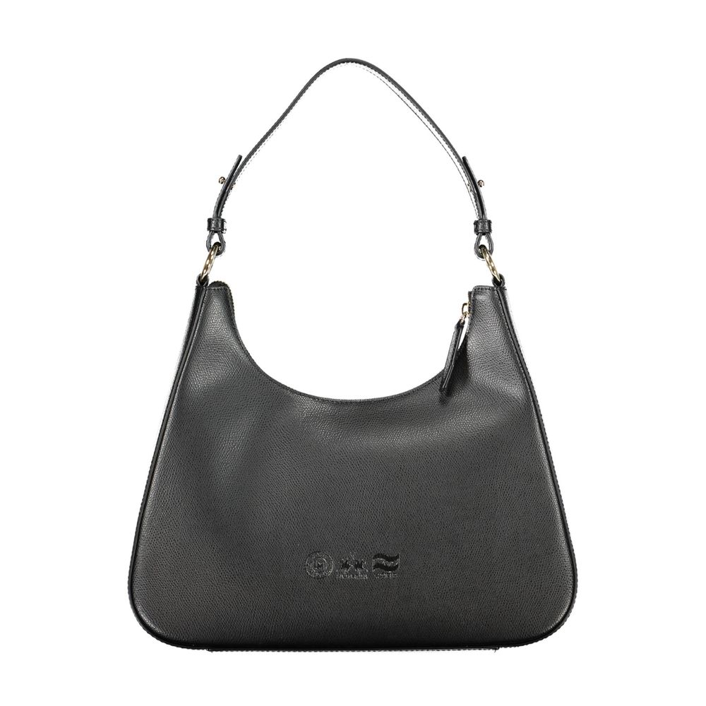 La Martina Black Leather Women's Handbag-2