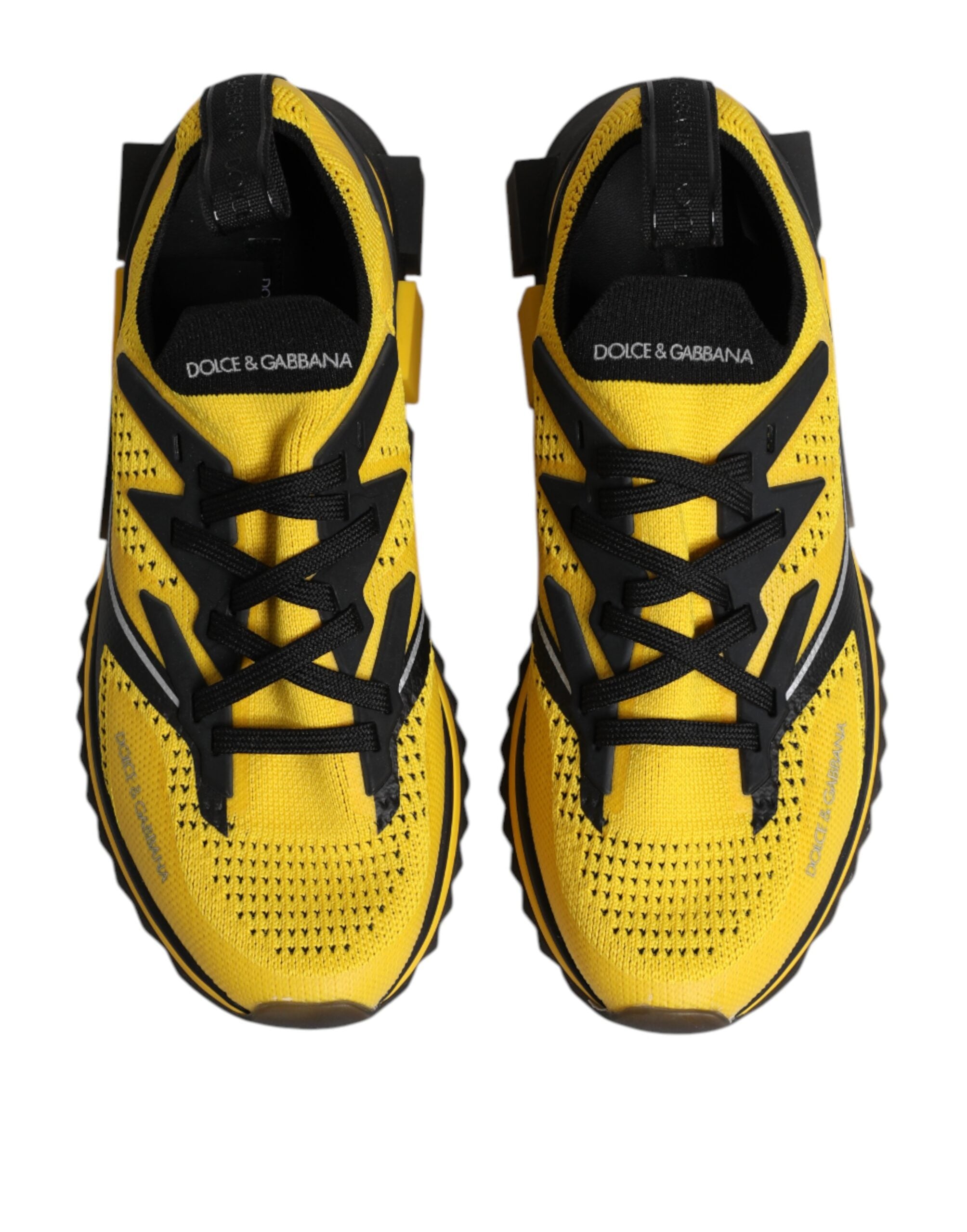 Dolce & Gabbana Gelb SORRENTO Sport Stretch Turnschuhe Schuhe-3