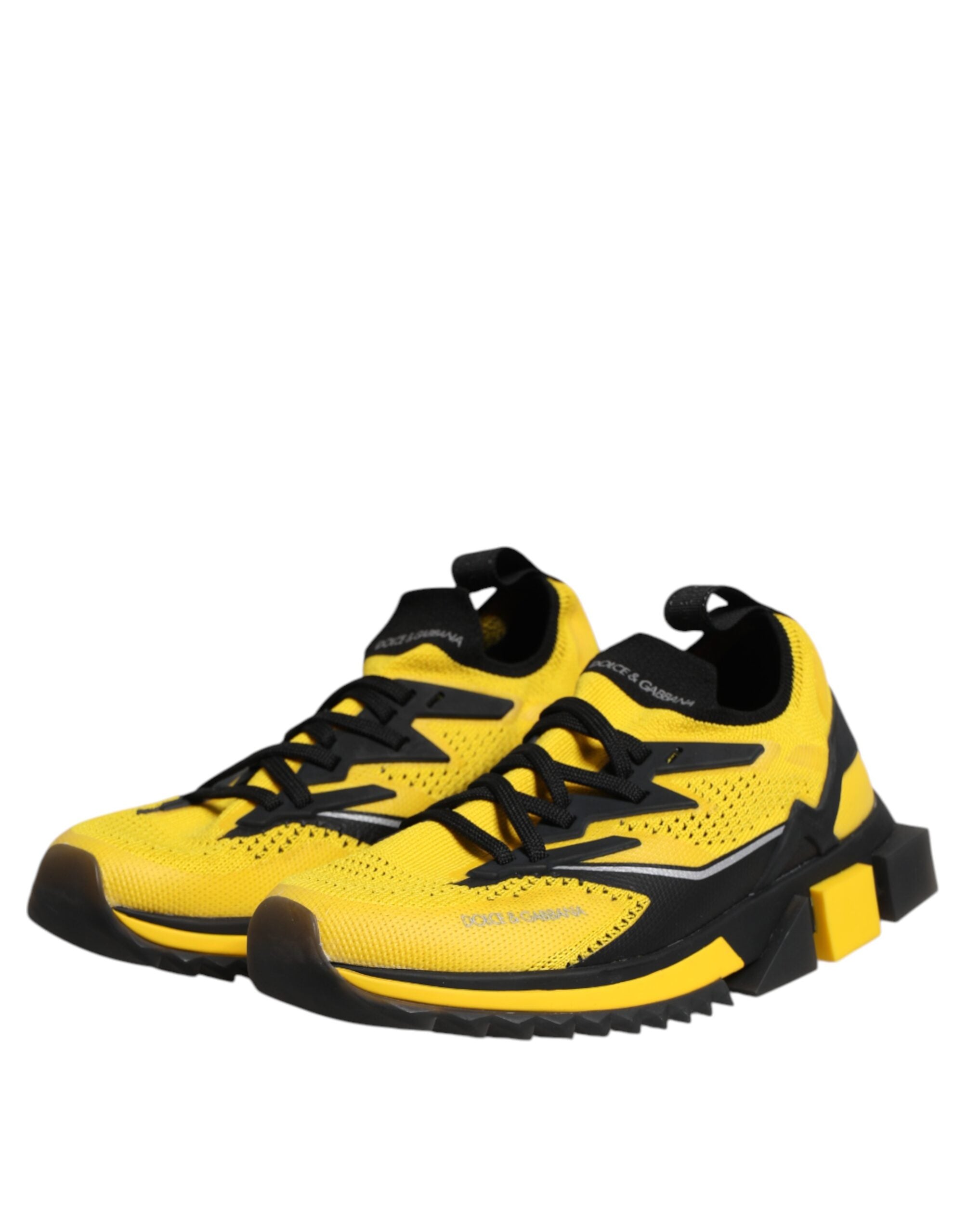 Dolce & Gabbana Gelb SORRENTO Sport Stretch Turnschuhe Schuhe-4
