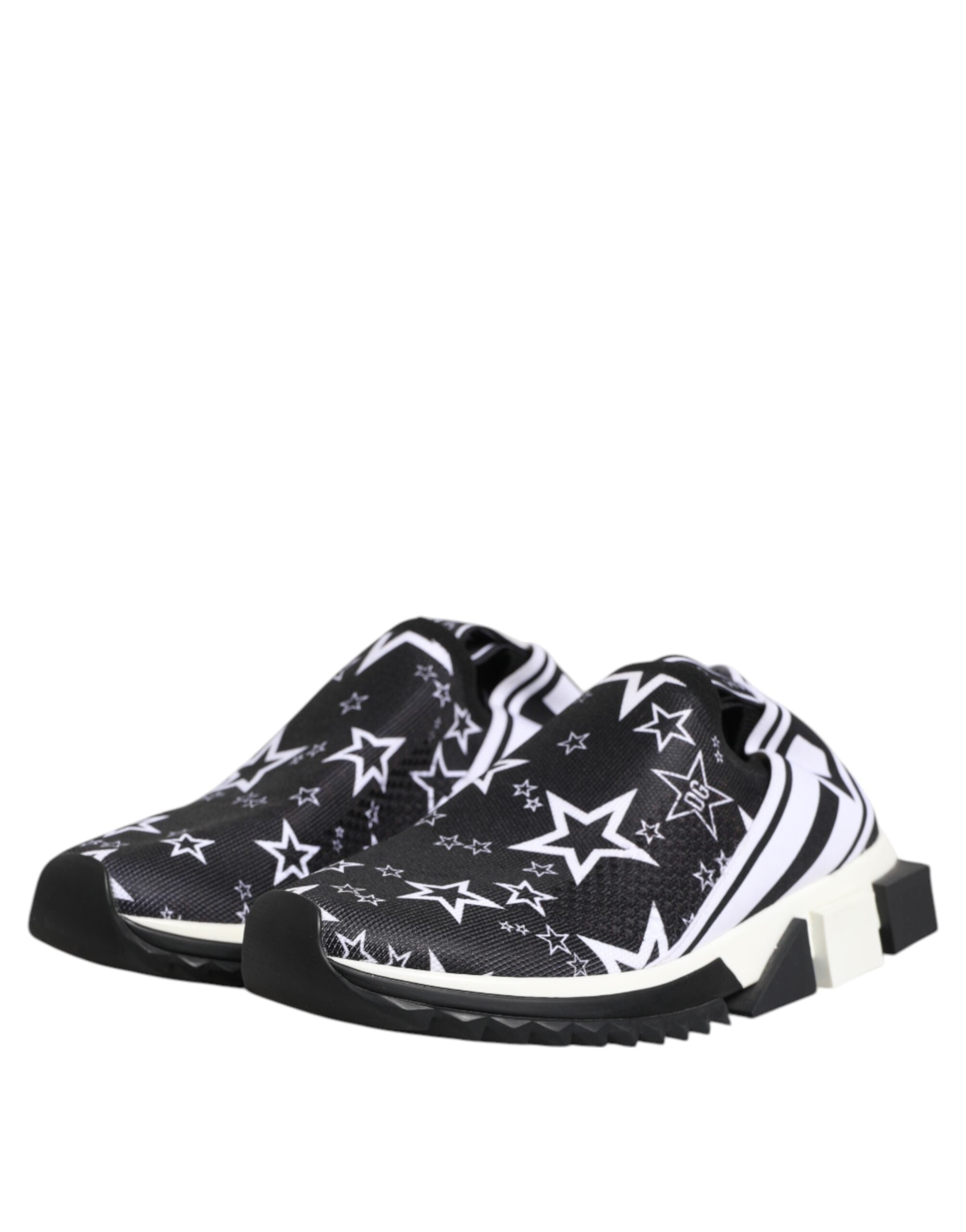 Zapatillas bajas Sorrento en blanco y negro de Dolce & Gabbana-4