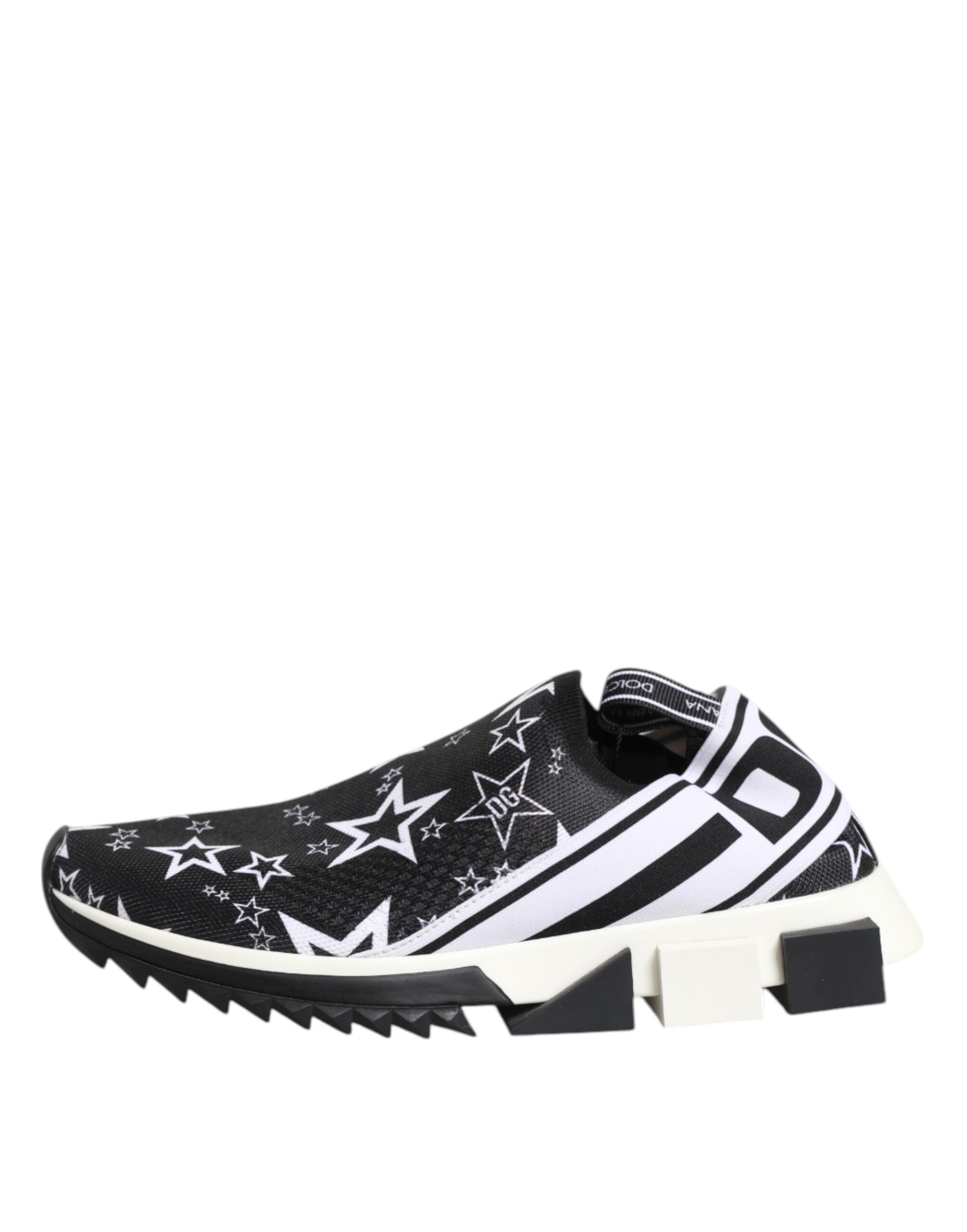 Zapatillas bajas Sorrento en blanco y negro de Dolce & Gabbana-6