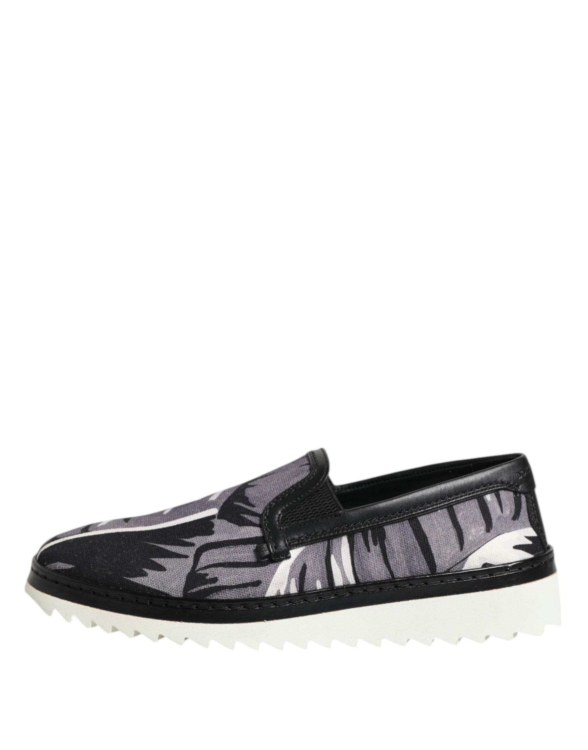 Zapatillas deportivas negras tropicales sin cordones Dolce & Gabbana para hombre-6