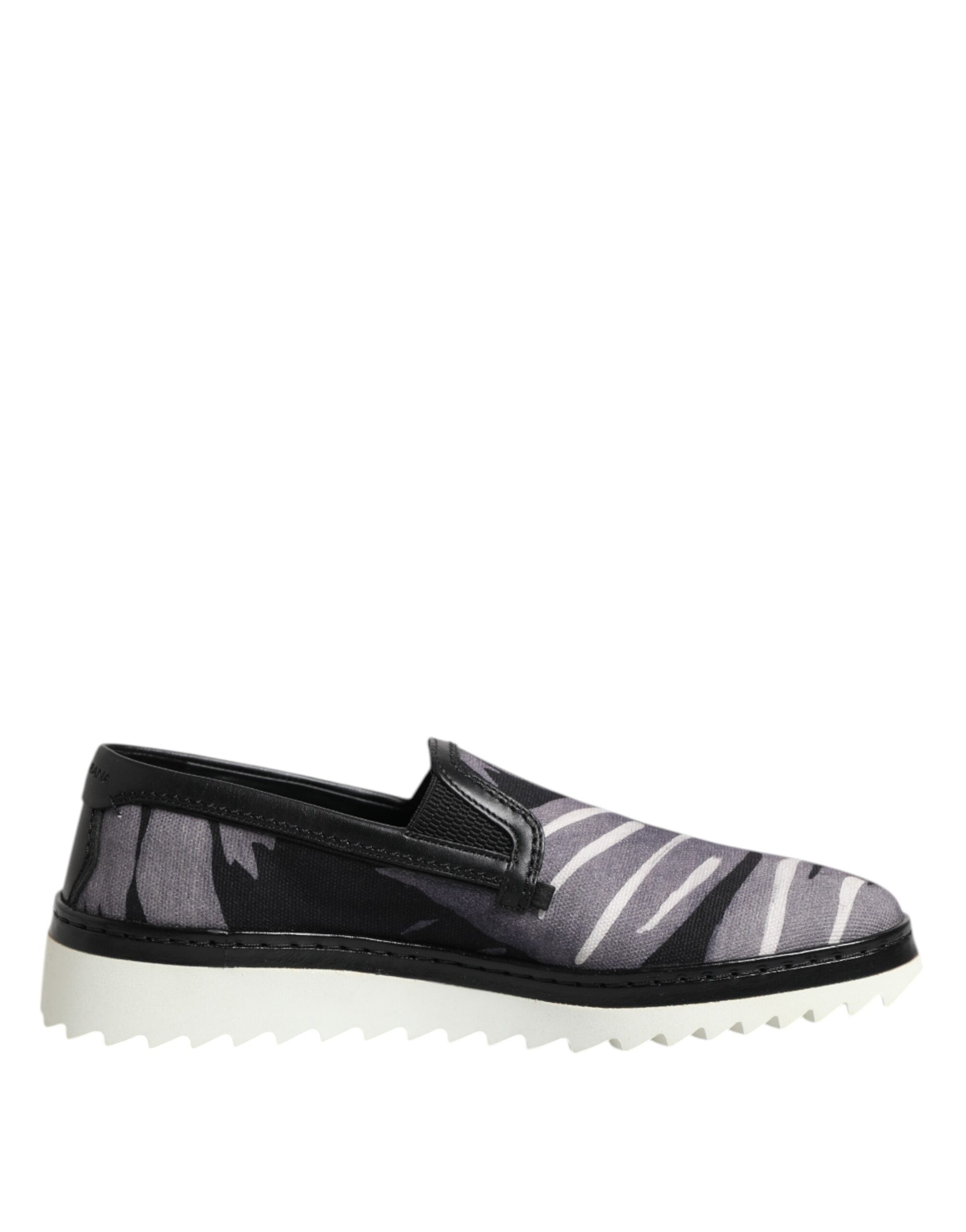 Zapatillas deportivas negras tropicales sin cordones Dolce & Gabbana para hombre-7