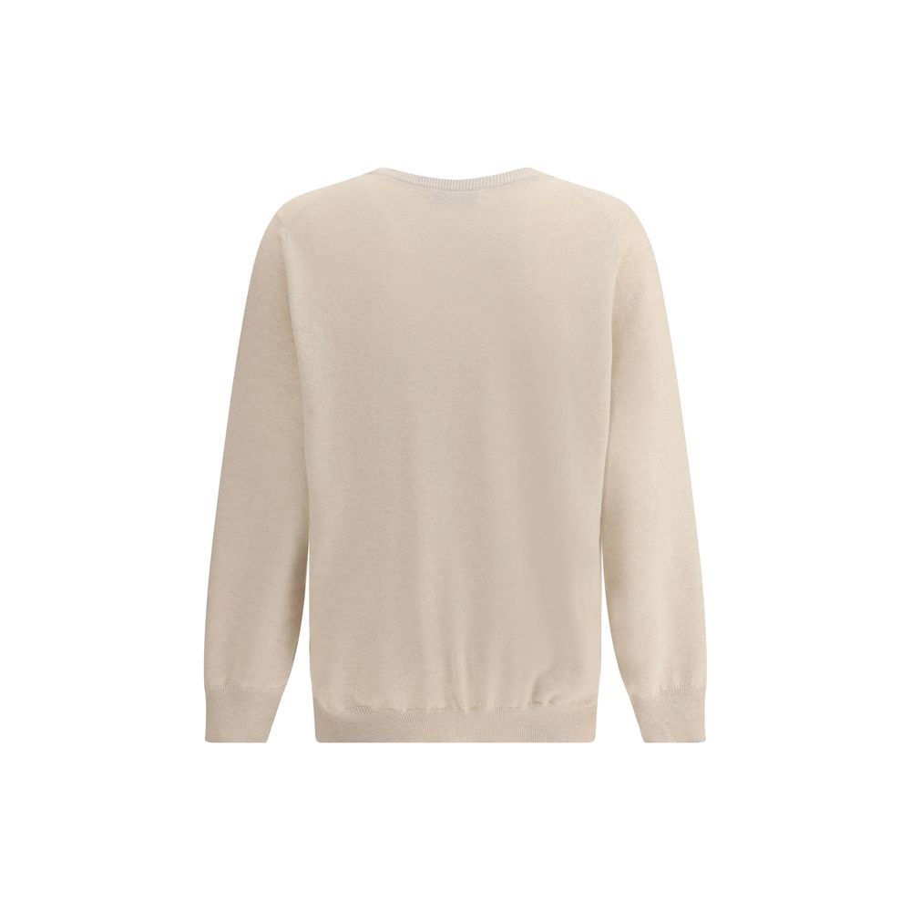 Brunello Cucinelli Beiger Kaschmirpullover-2