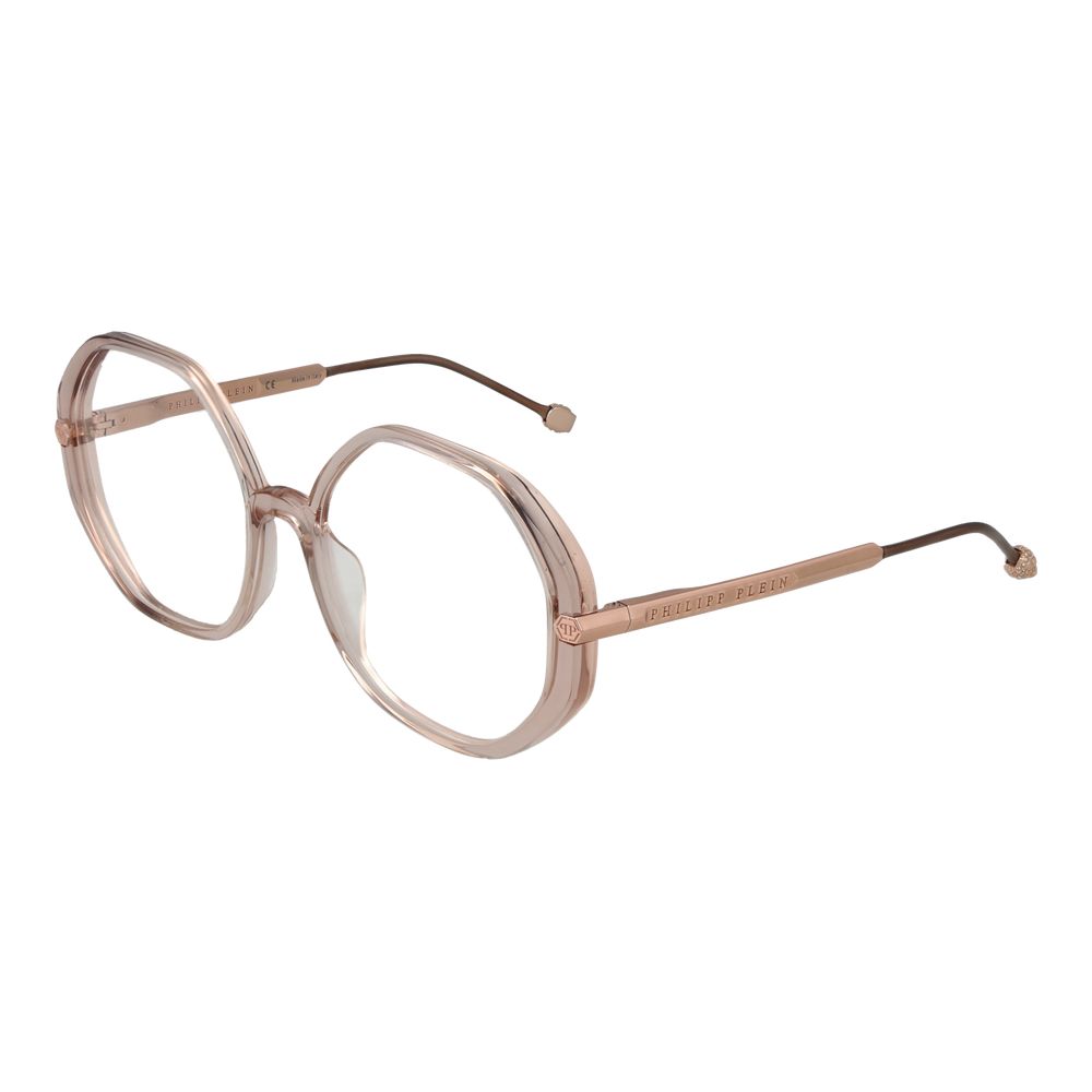 Gafas Philipp Plein de acetato de celulosa rosa (montura)-1