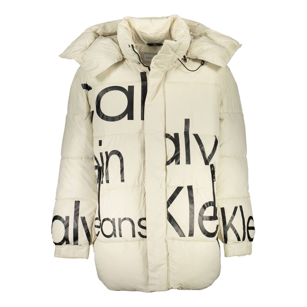 Chaquetas y abrigos de poliéster beige de Calvin Klein-1