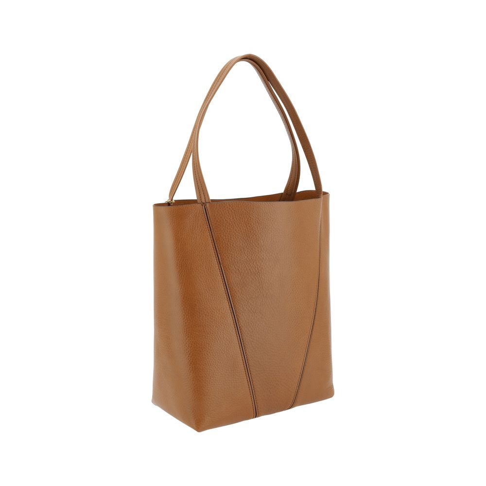 Chloé Braune Kalbsleder Bos Taurus Schultertasche-3