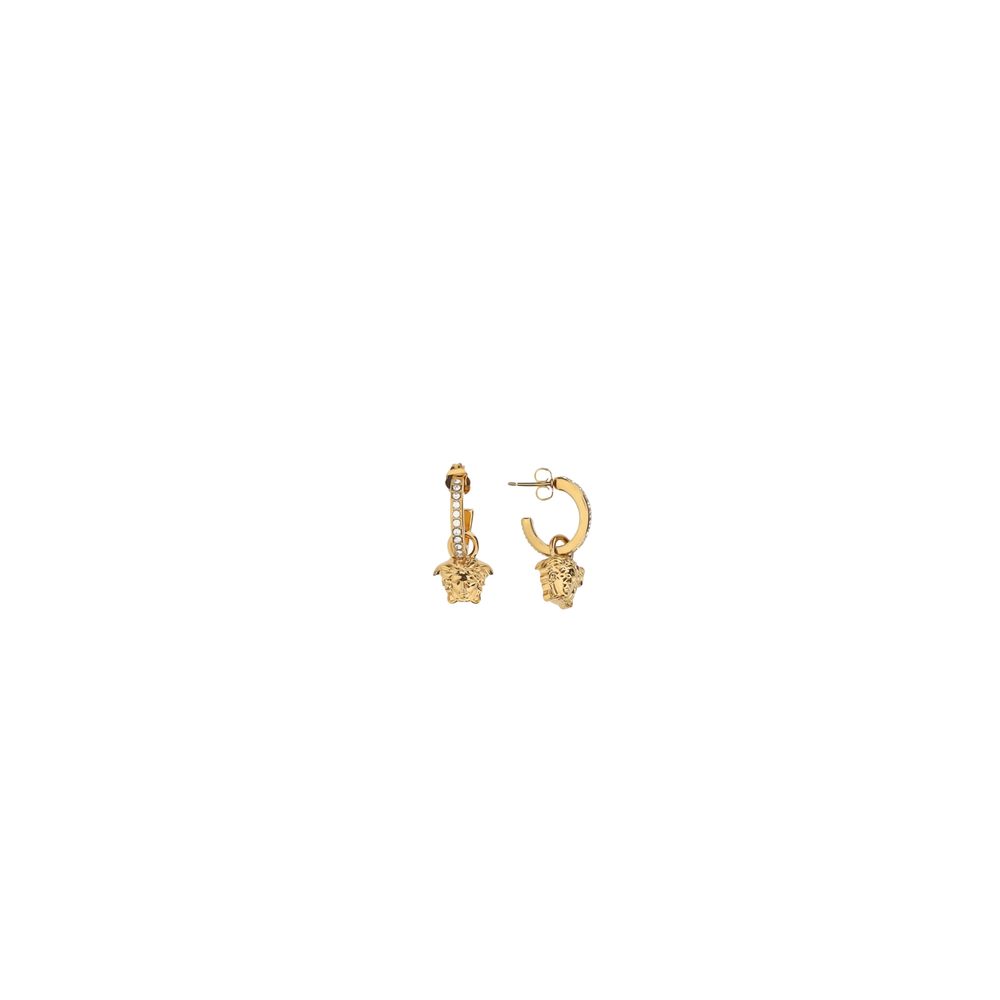 Versace Gold Metal Earrings-3