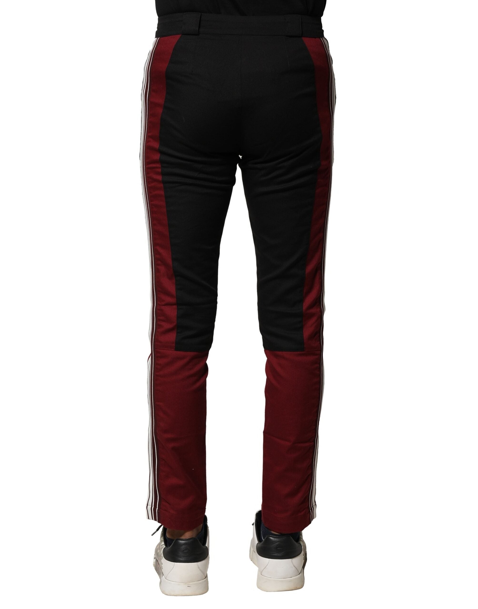 Dolce & Gabbana Multicolor Cotton Jogger Trousers for Men-4