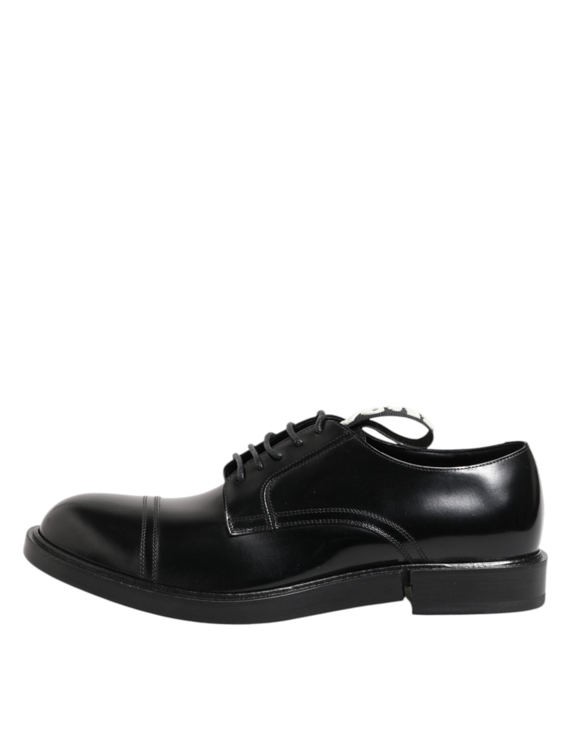 Dolce & Gabbana Black Leather Dress Lace-up Shoes Men's Formal Shoes-6