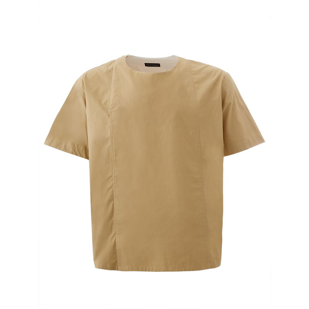 Emporio Armani Brown Cotton T-Shirt-1