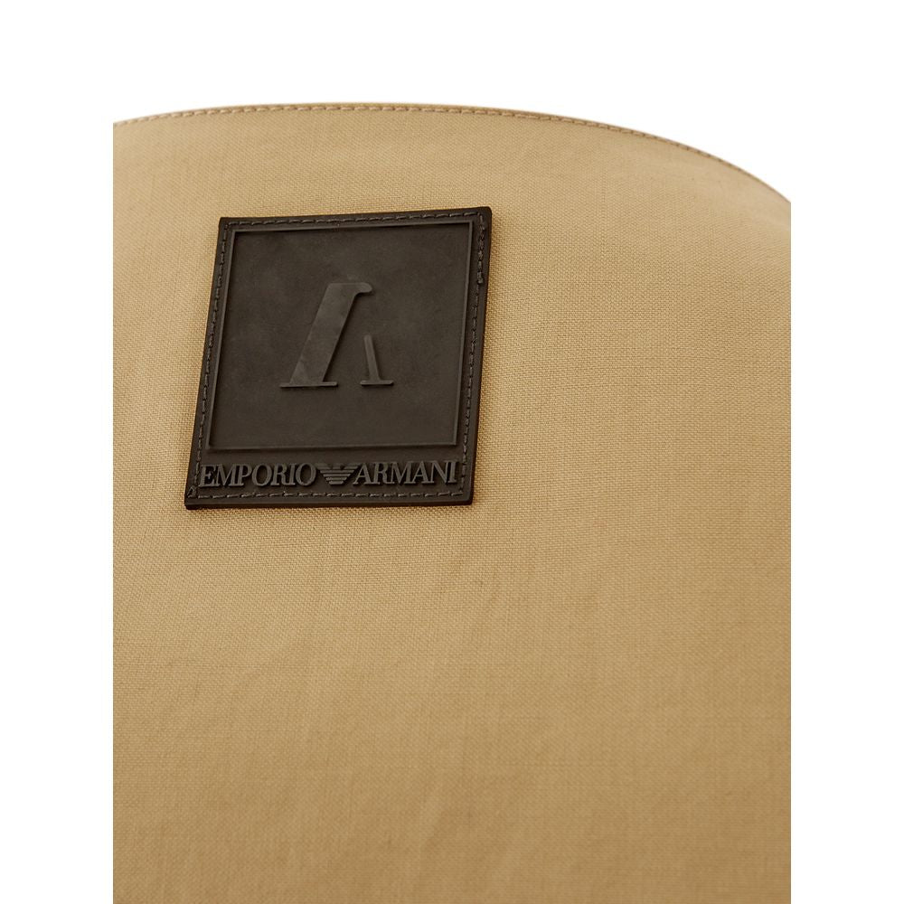 Emporio Armani Brown Cotton T-Shirt-4
