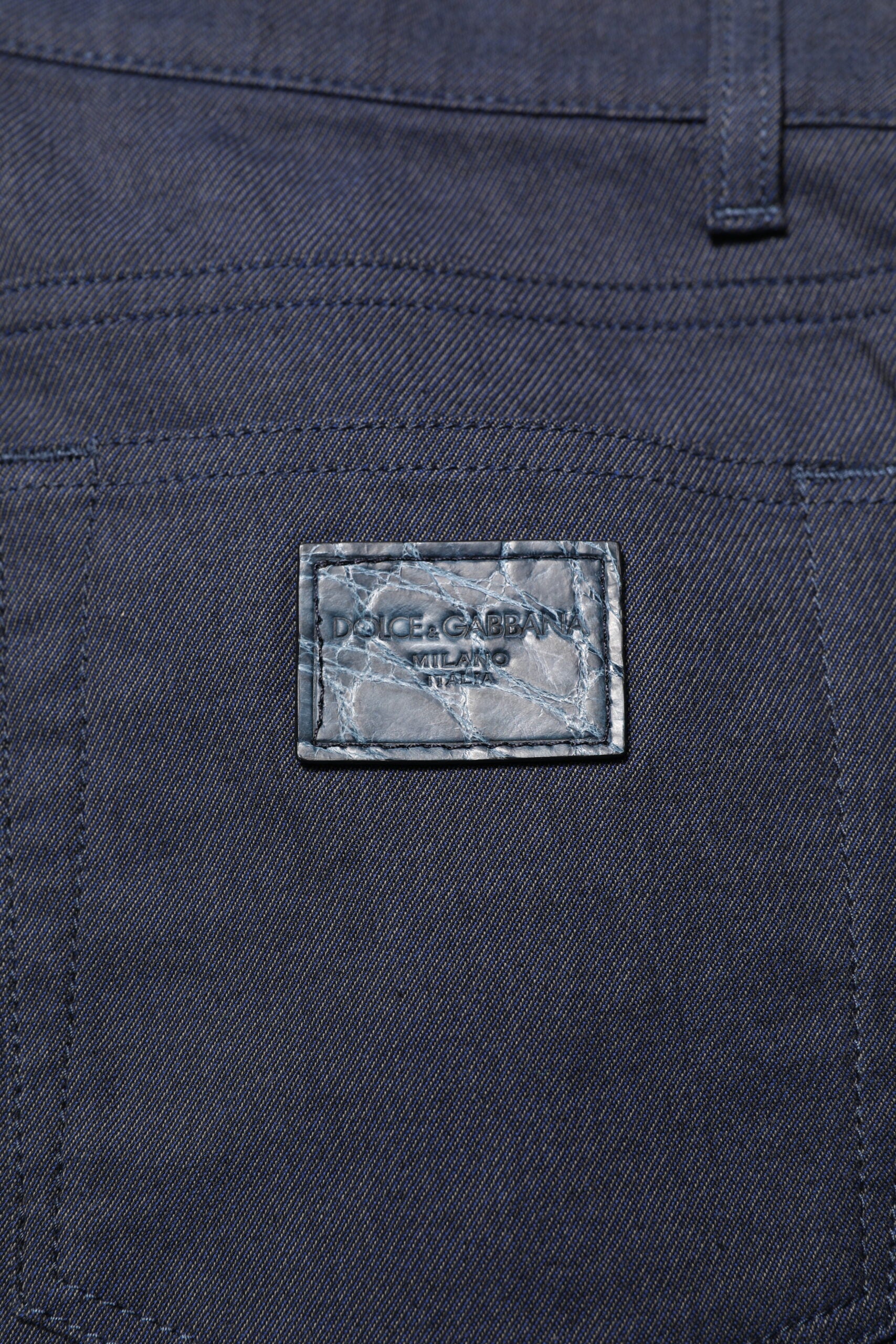 Dolce & Gabbana Dark Blue Skinny Denim Jeans made of Cotton-6