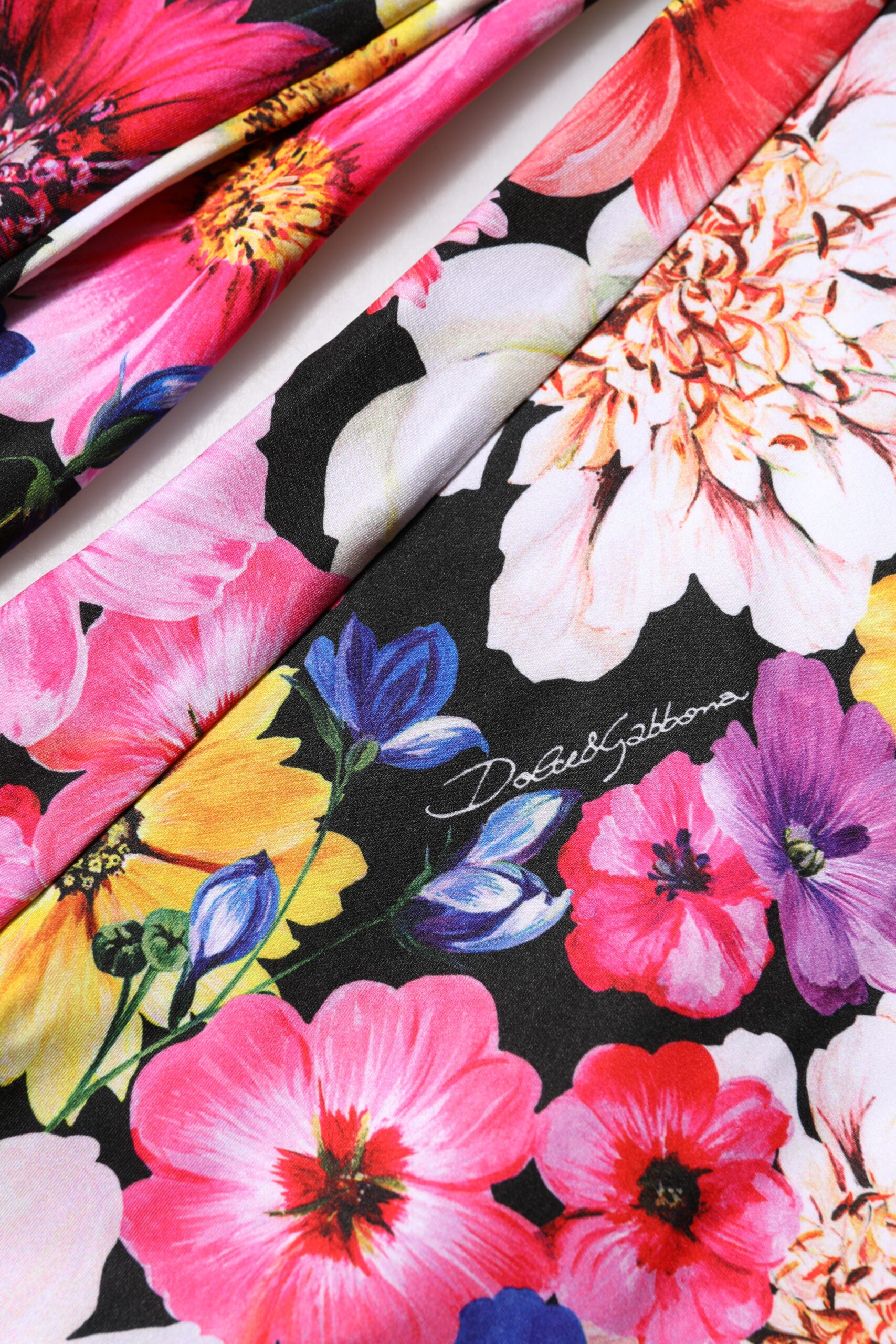 Dolce & Gabbana Multicolor Floral High-Waisted Leggings-5