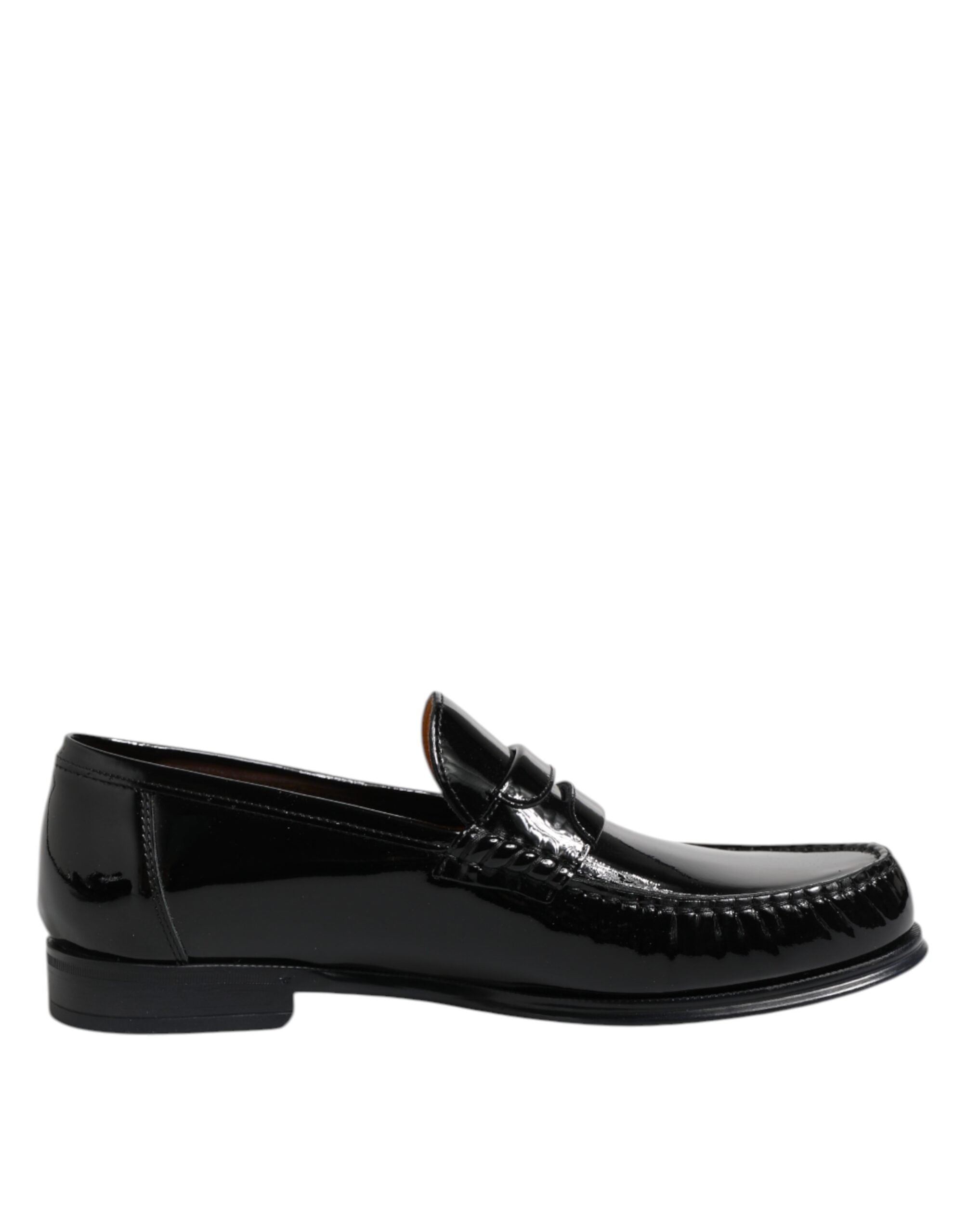 Dolce & Gabbana Schwarze Leder Loafer "Slip On" für Damen und Herren-7
