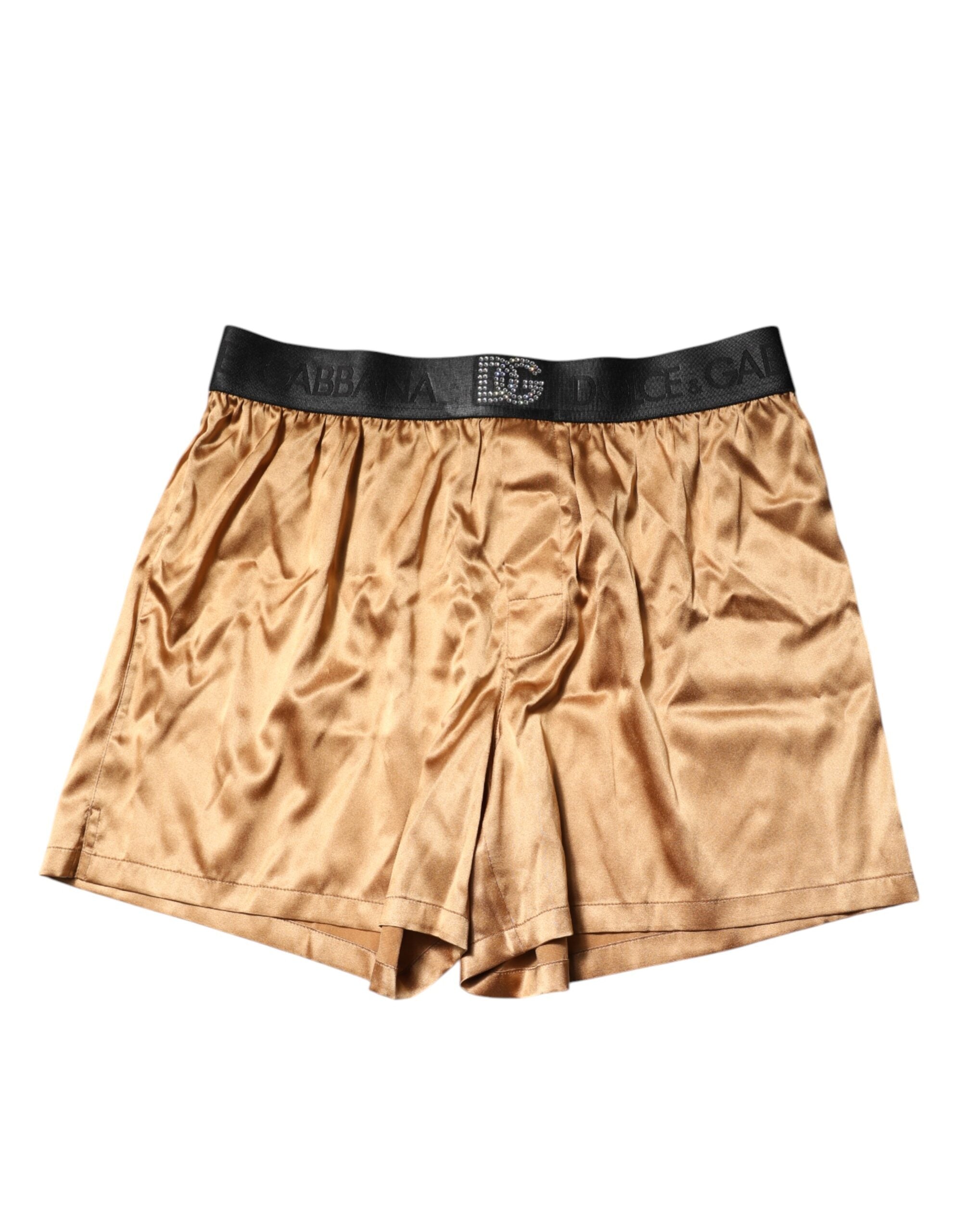 Conjunto de ropa interior Dolce & Gabbana con antifaz para hombre en beige-1