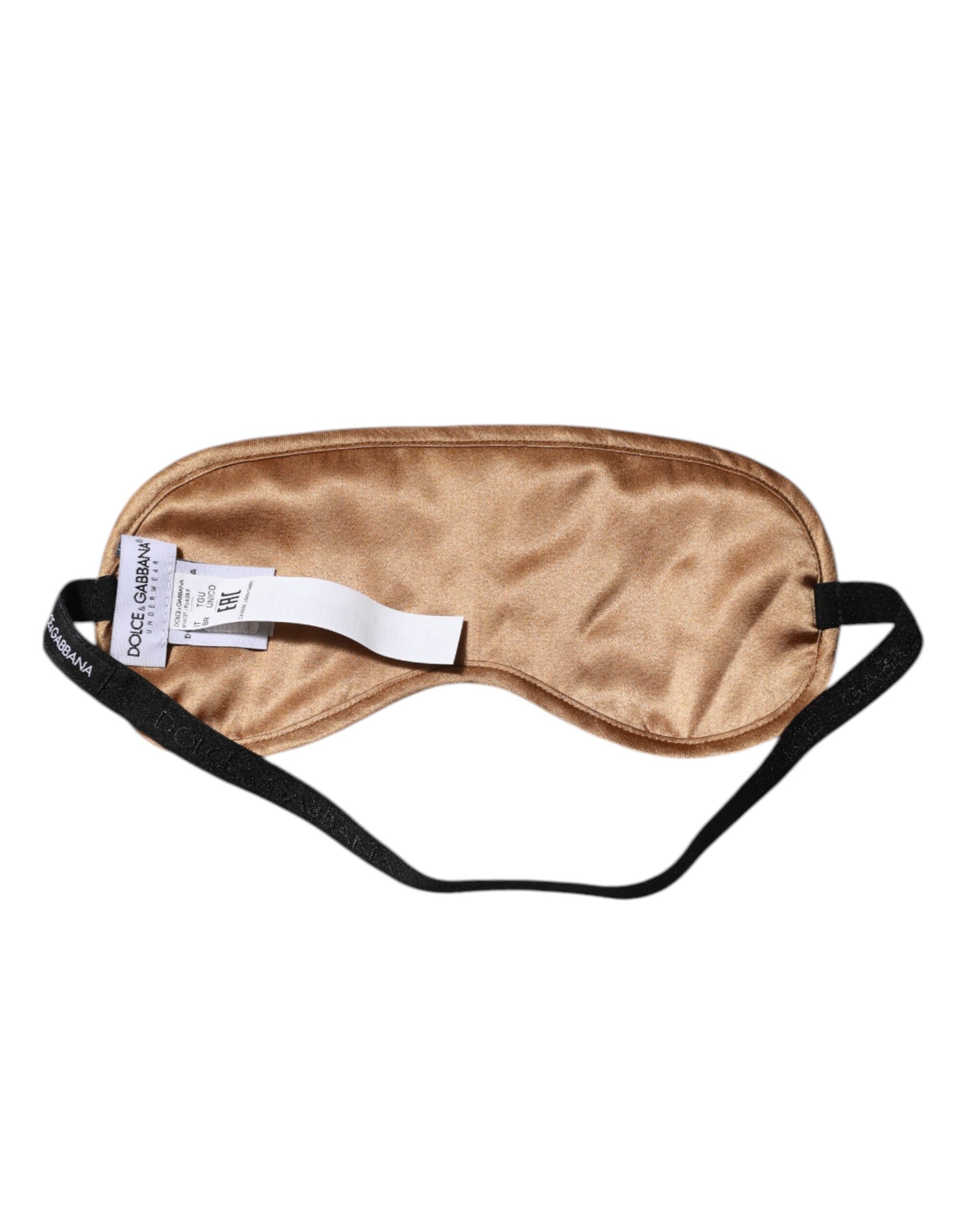 Conjunto de ropa interior Dolce & Gabbana con antifaz para hombre en beige-6