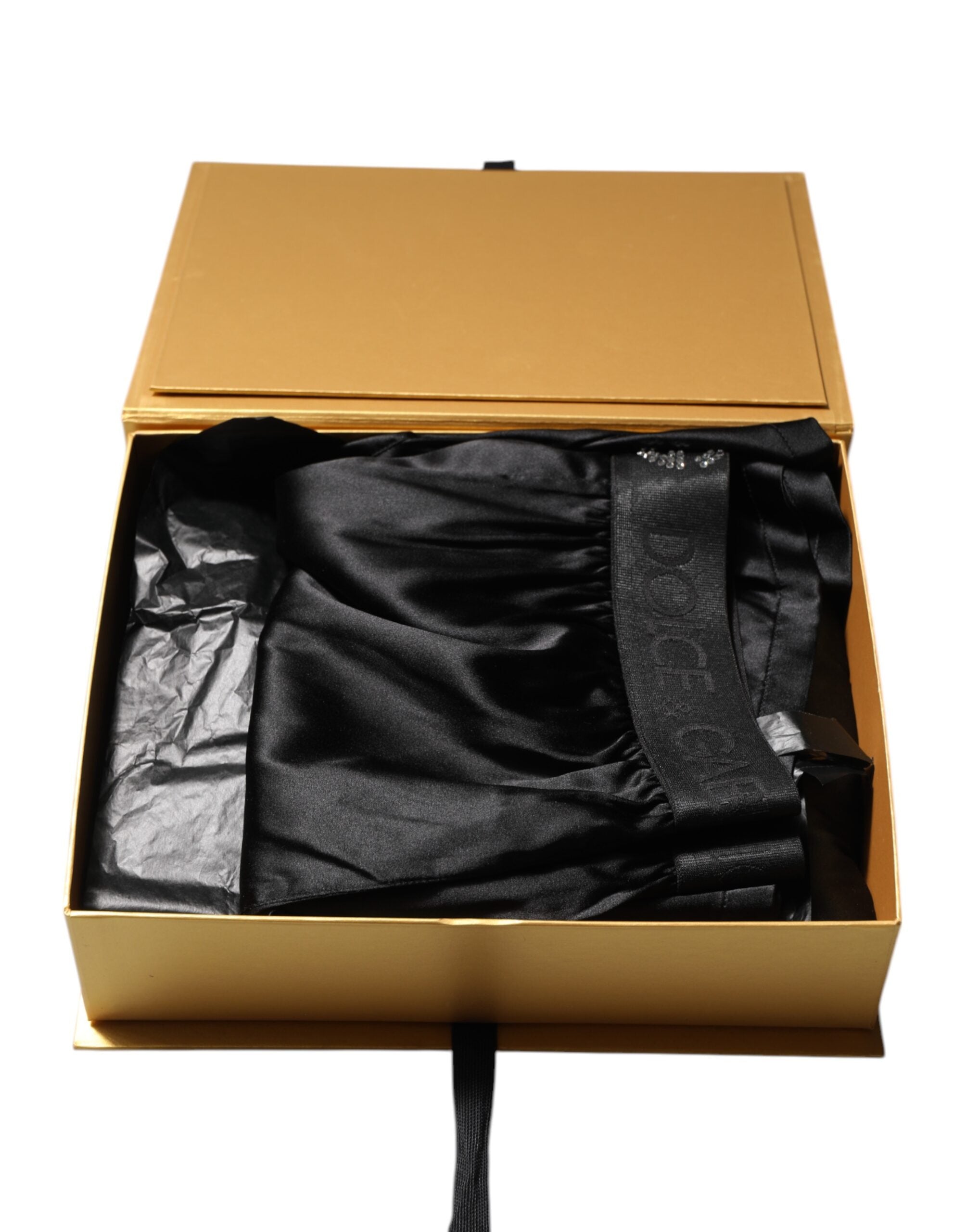 Dolce & Gabbana Black Logo Regular Waist Boxer Shorts Underwear-5