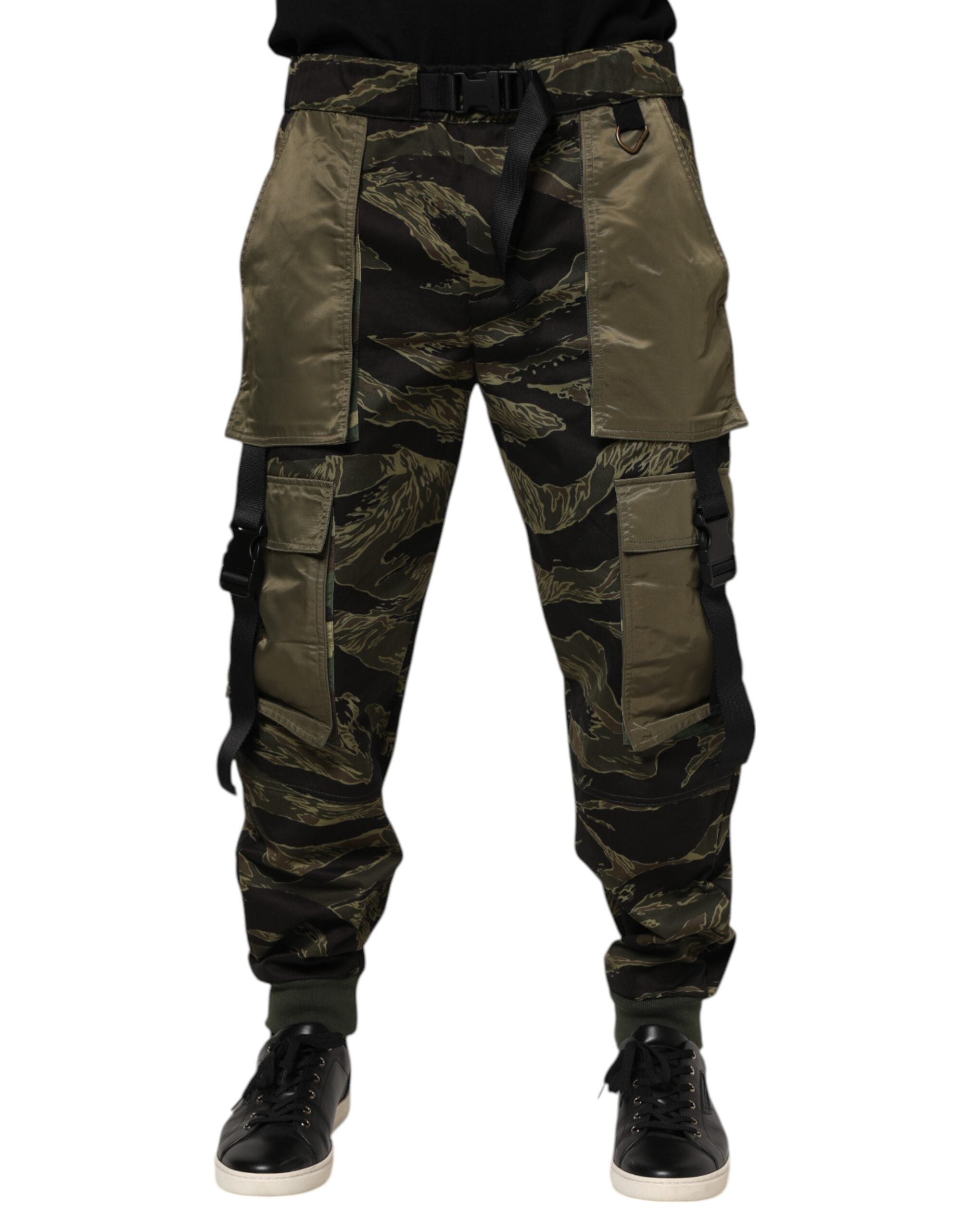 Dolce & Gabbana Multicolor Cargo Camouflage Pants-1