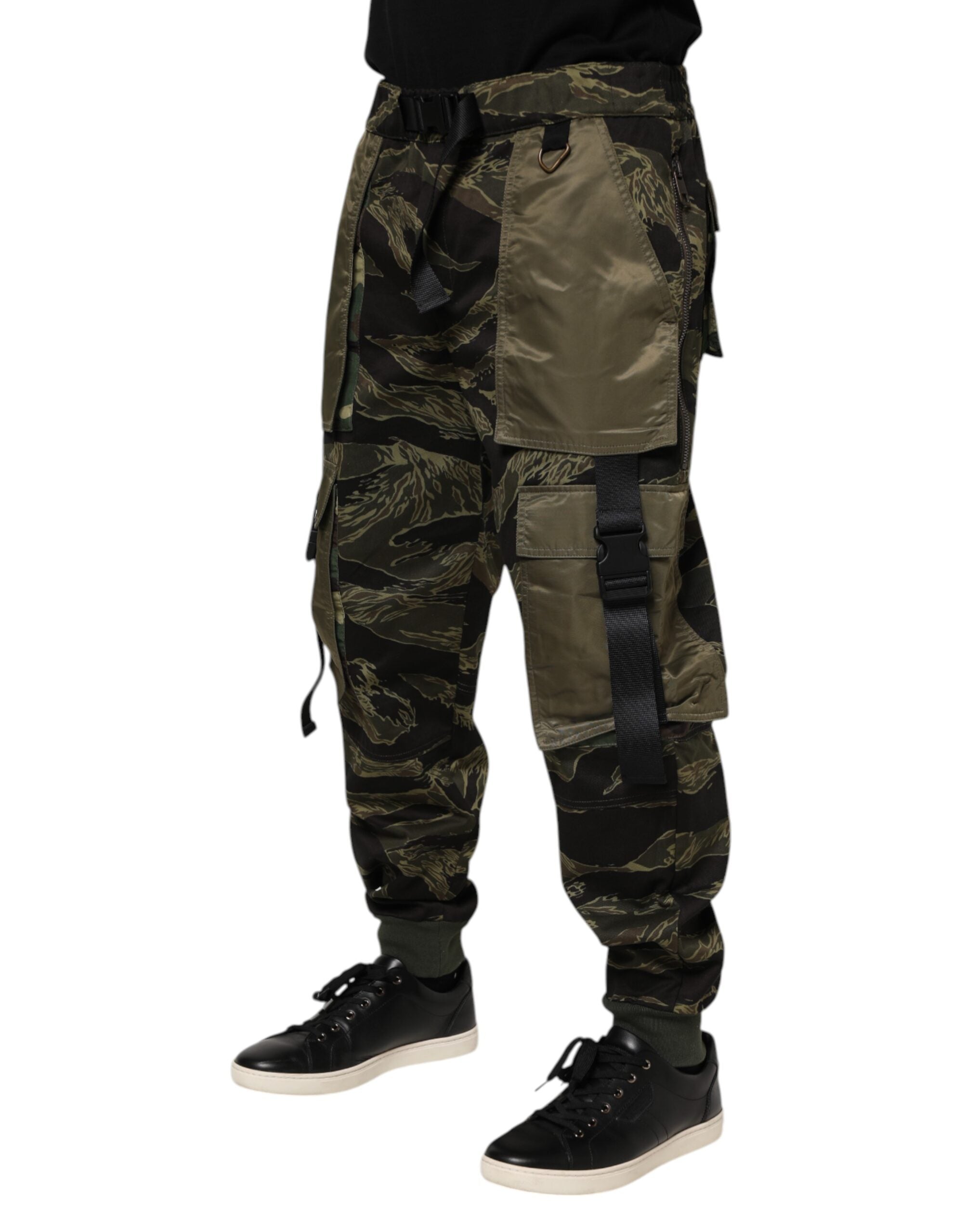 Dolce & Gabbana Multicolor Cargo Camouflage Pants-3