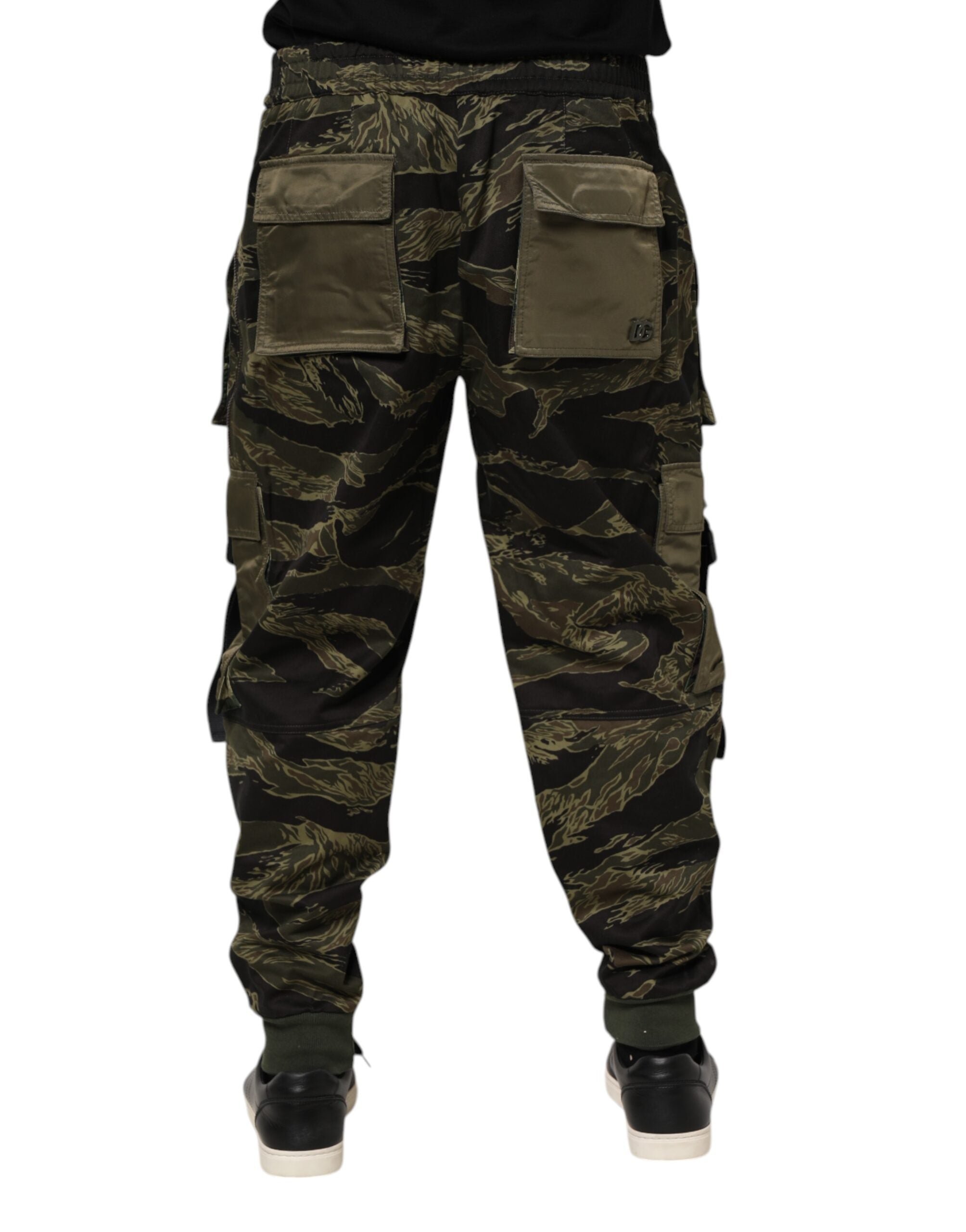 Dolce & Gabbana Multicolor Cargo Camouflage Pants-4