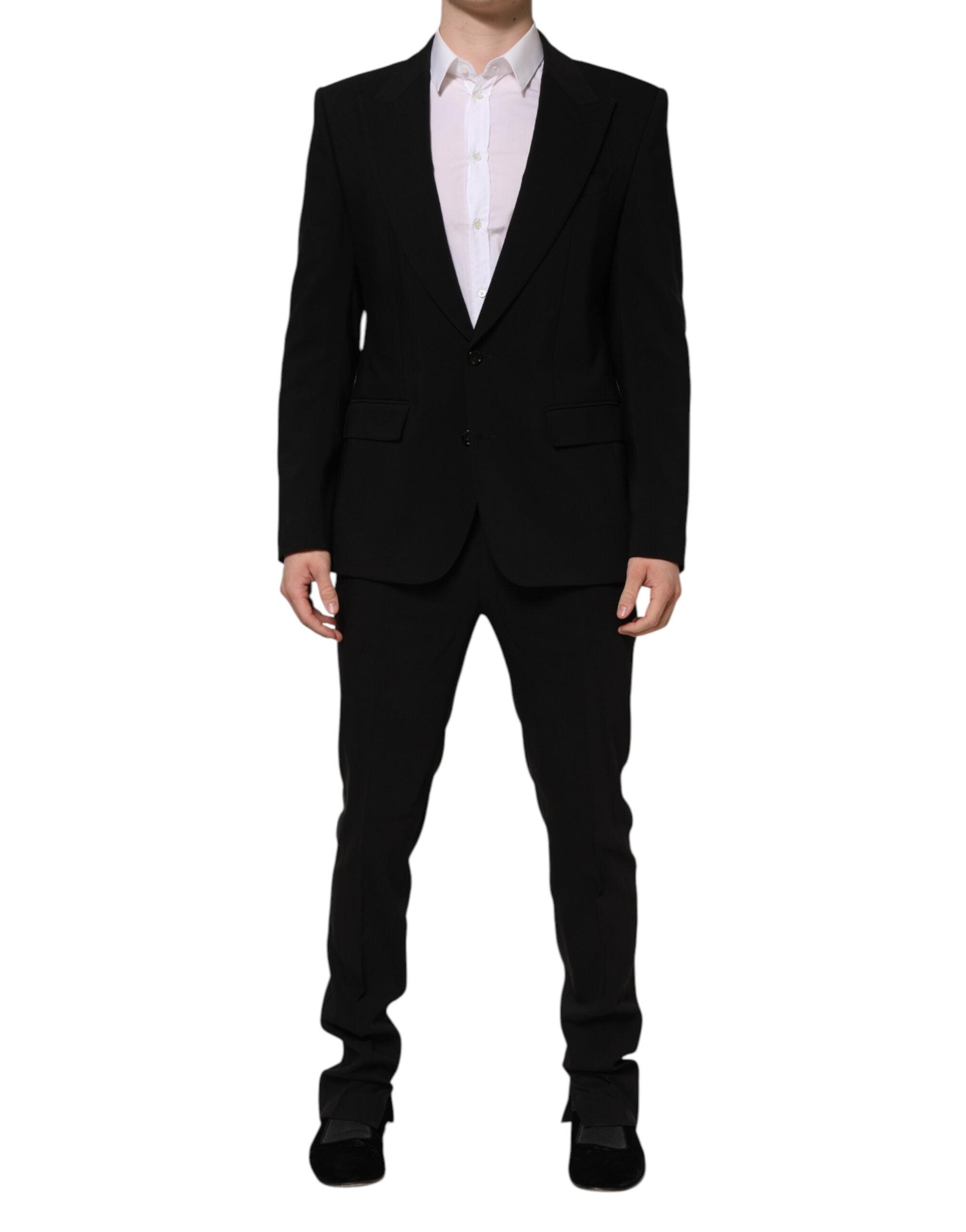 Dolce & Gabbana Black MARTINI Single-Breasted 2-Piece Suit-2