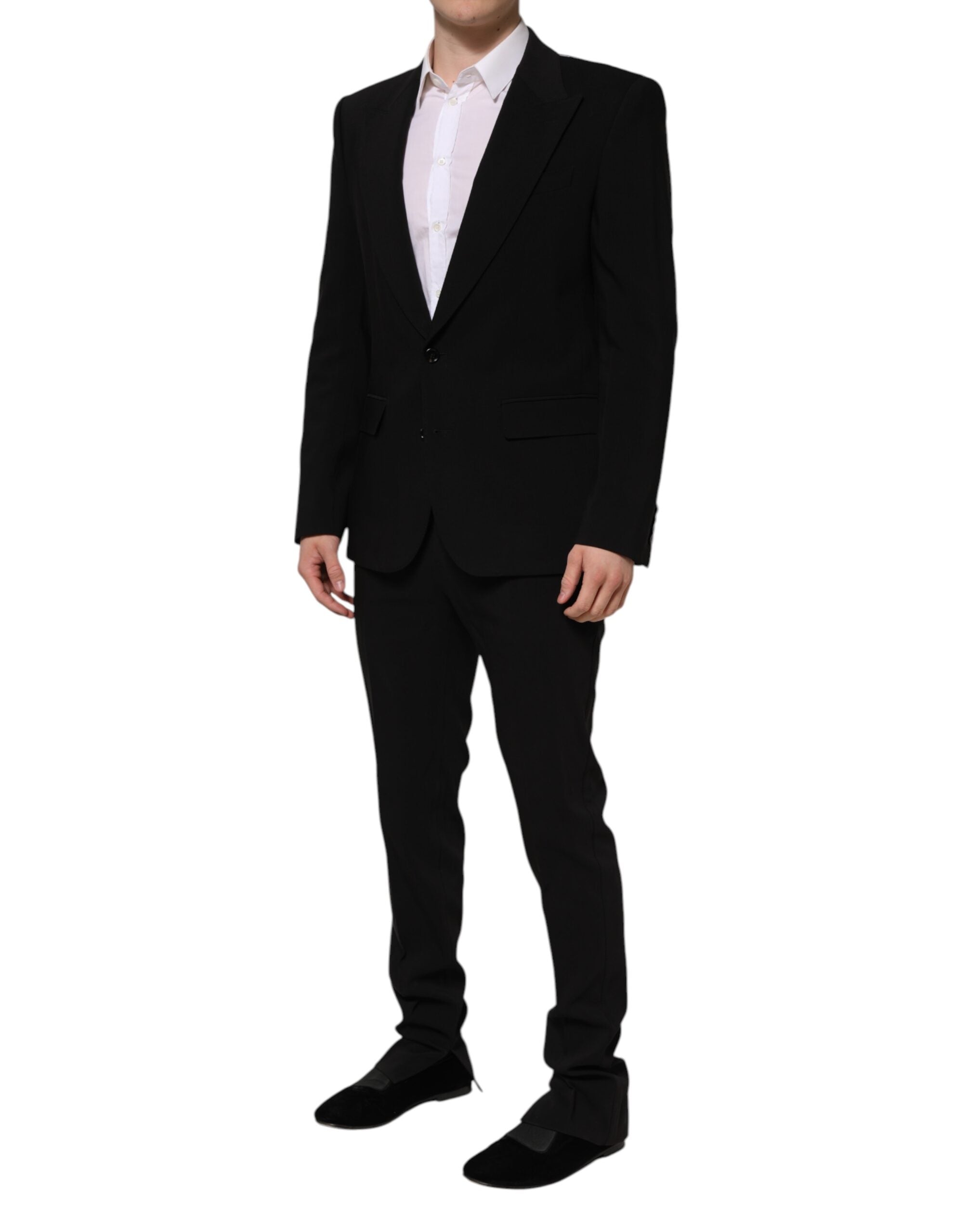 Dolce & Gabbana Black MARTINI Single-Breasted 2-Piece Suit-3