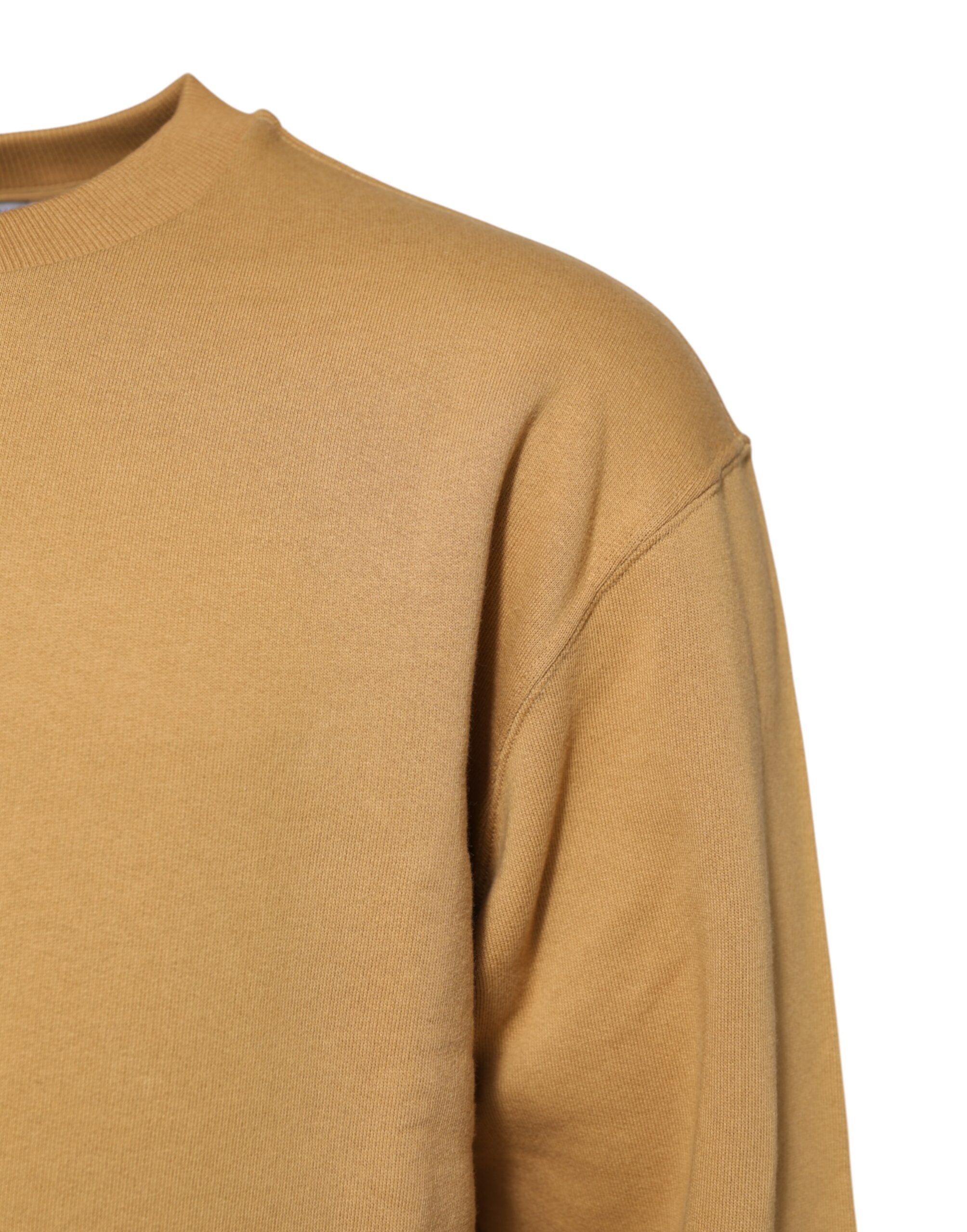 Suéter de algodón amarillo mostaza de Dolce & Gabbana con relieve DG-4
