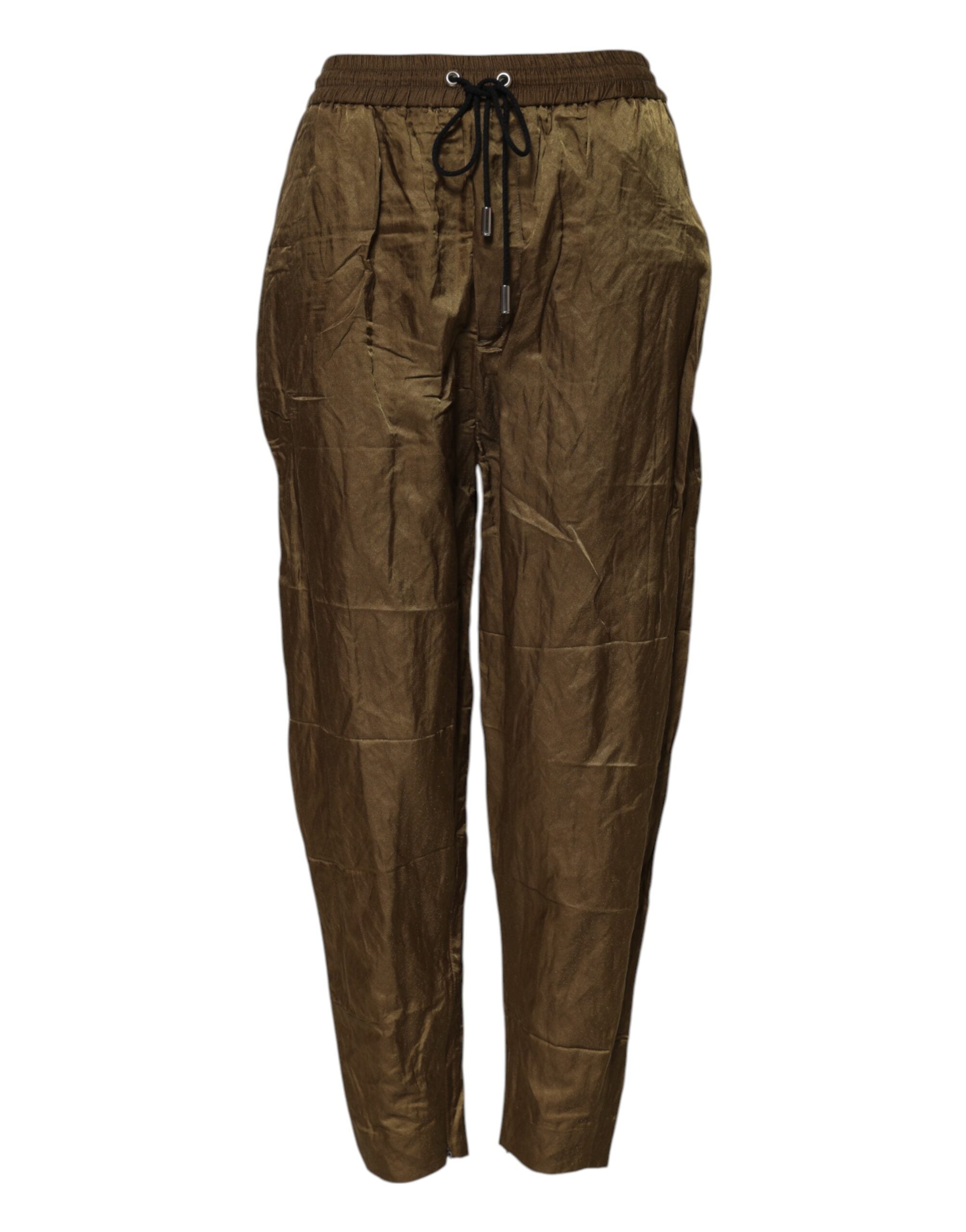 Pantalones deportivos Dsquared² de cintura media para mujer en marrón-2
