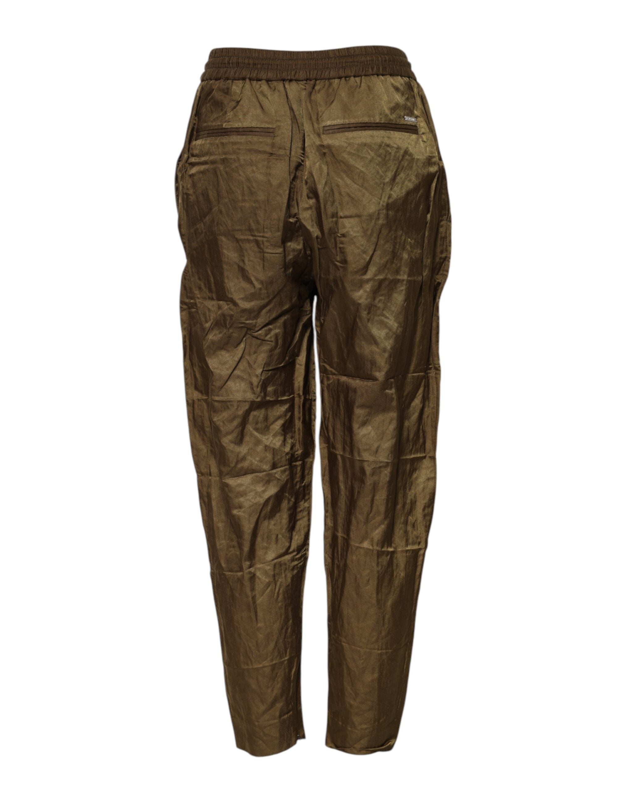 Pantalones deportivos Dsquared² de cintura media para mujer en marrón-3