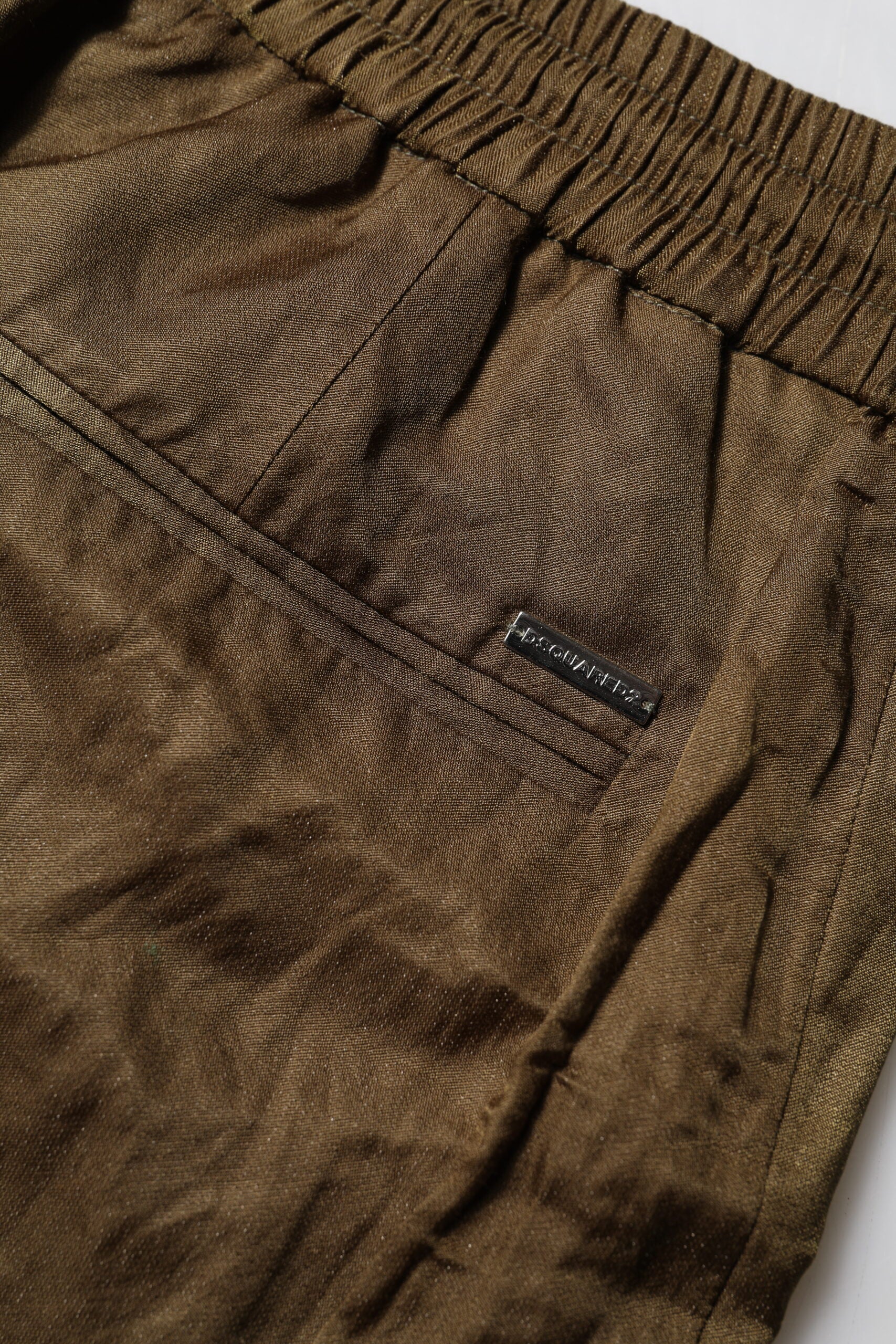 Pantalones deportivos Dsquared² de cintura media para mujer en marrón-5