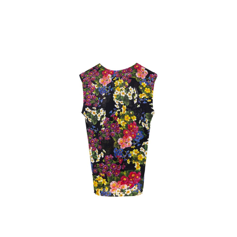 Top de cachemira negro de Dolce & Gabbana-2