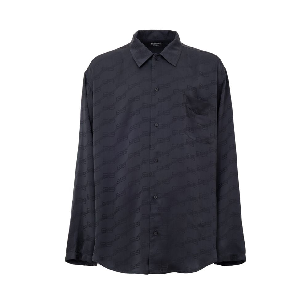 Balenciaga Grey Viscose Shirt-1