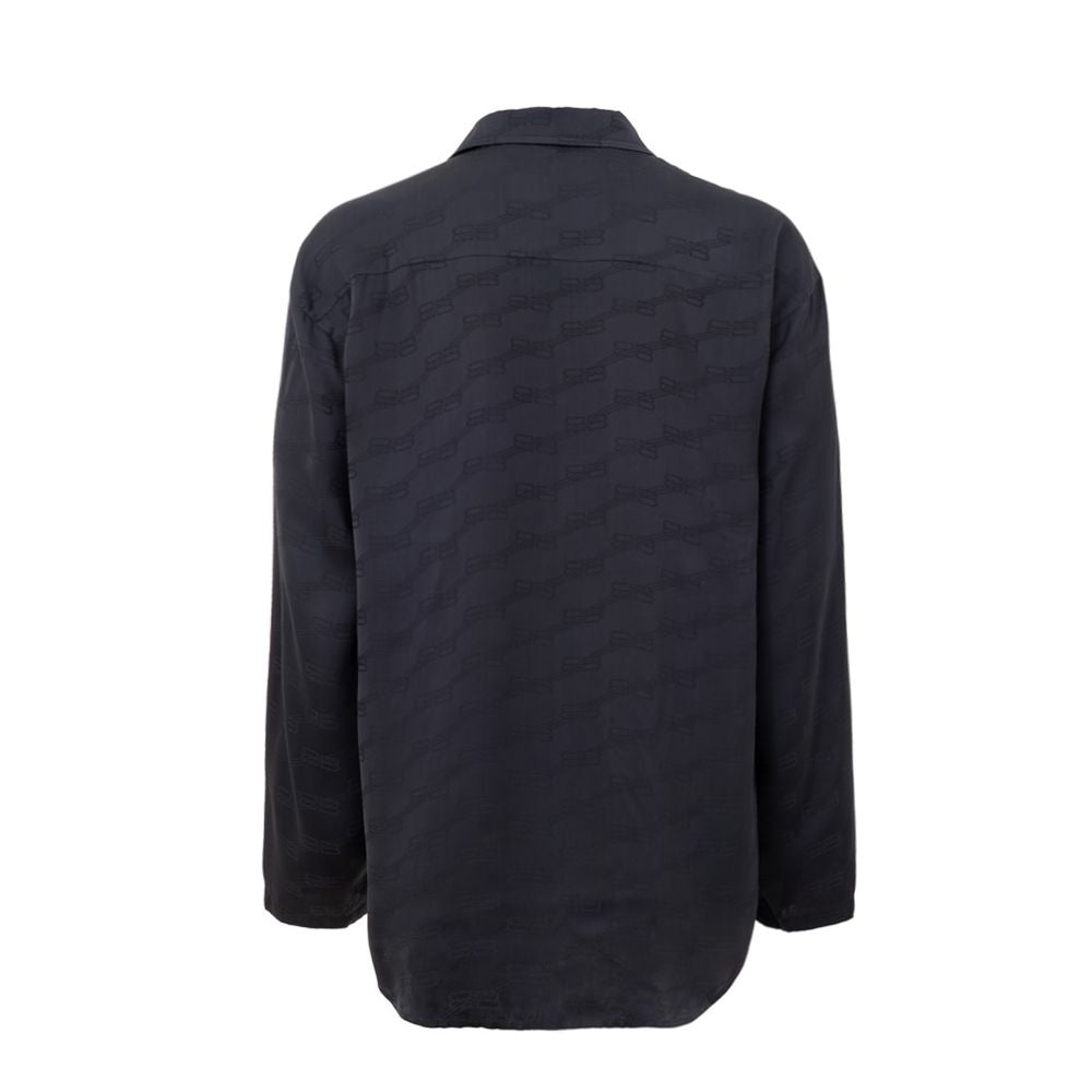 Balenciaga Grey Viscose Shirt-2